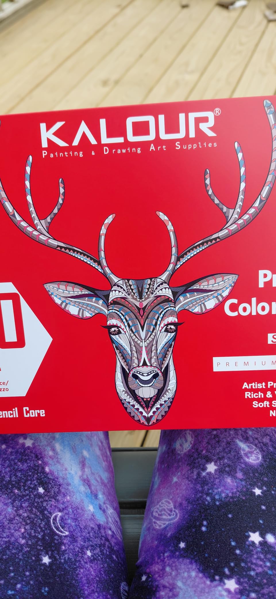 KALOUR 180 Colored Pencil Set for Adults Artists - Rich Pigment Soft Core -12 Metallic Pencil - Ideal for Coloring Drawing Sketching Shading Blending - Vibrant Color(Tin Case) customer photo 1