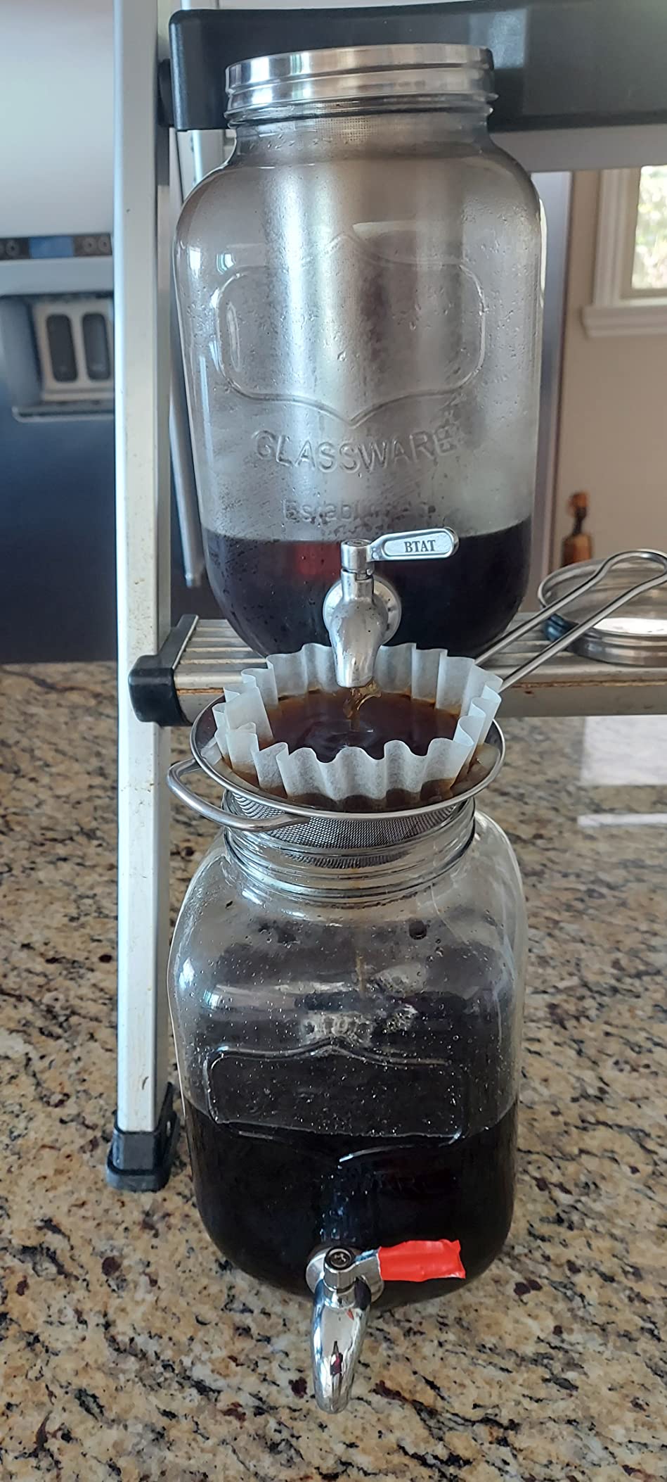 BTaT- 1 Gallon Cold Brew Coffee Maker, Thick Glass Pitcher customer photo 2
