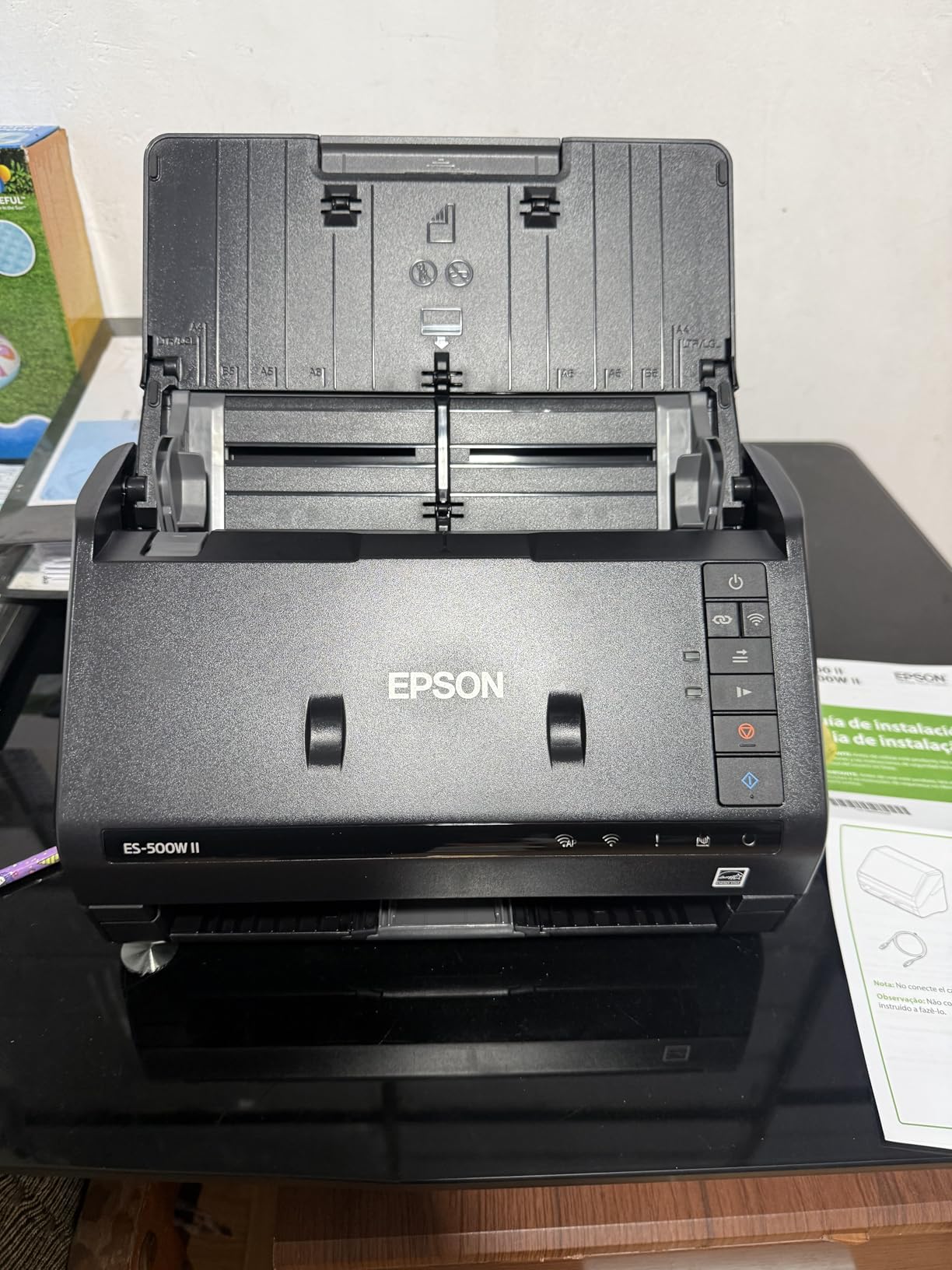 Epson Workforce ES-500W II Wireless Color Duplex Desktop Document Scanner customer photo 2