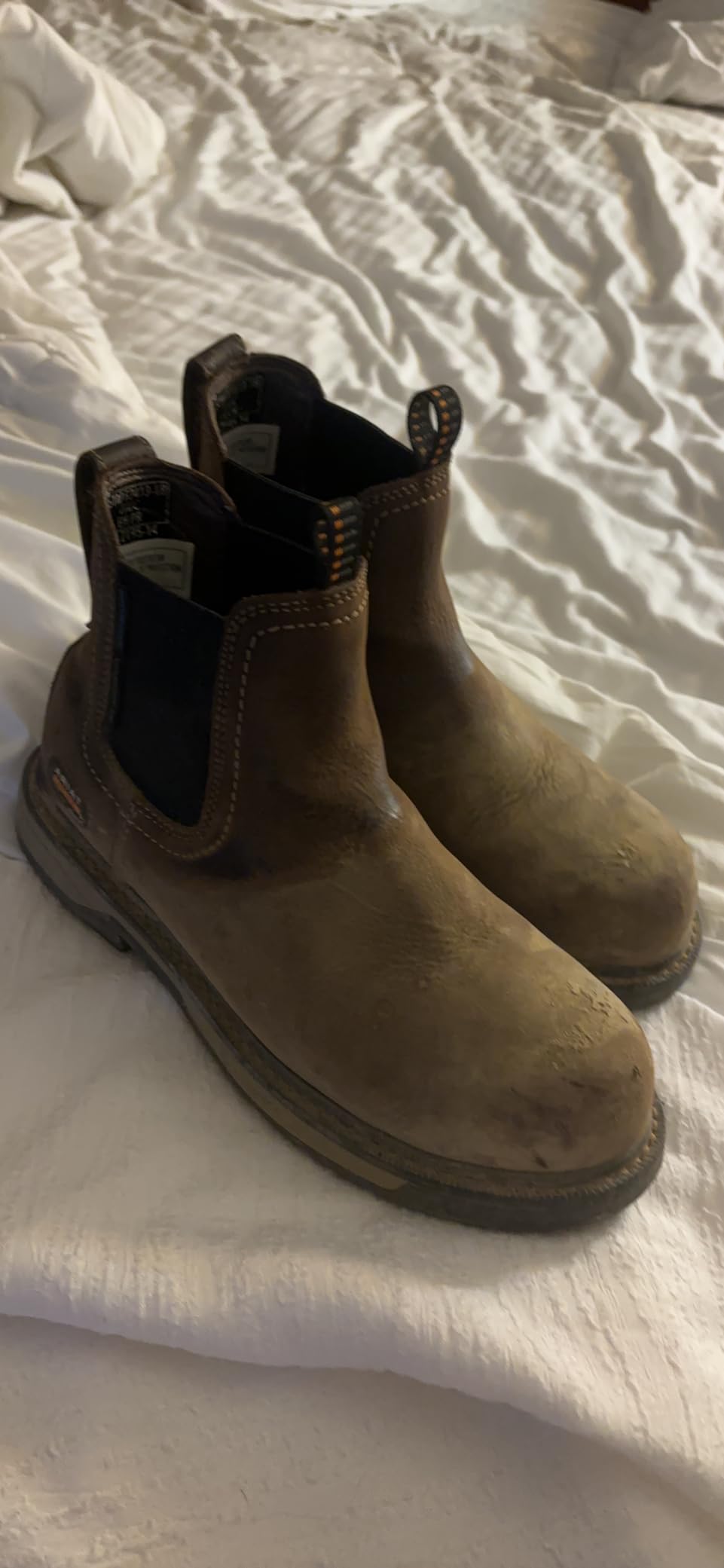 ARIAT Women's Riveter Chelsea Csa Waterproof Composite Toe Work Boot customer photo 2