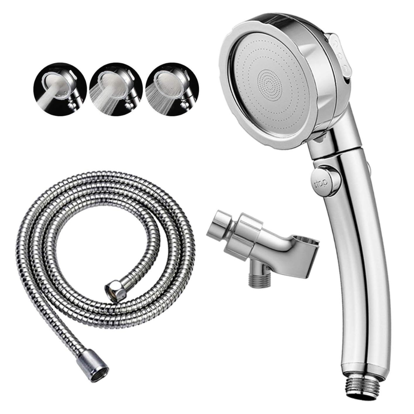 KAIYING High Pressure Handheld Shower Head with ON/OFF Pause Switch customer photo 2