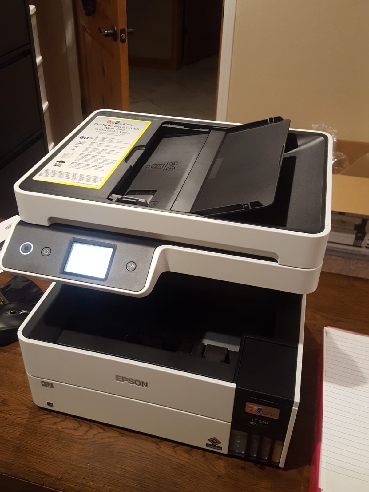 Epson EcoTank Pro ET-5150 Wireless Color All-in-One Supertank Printer customer photo 2
