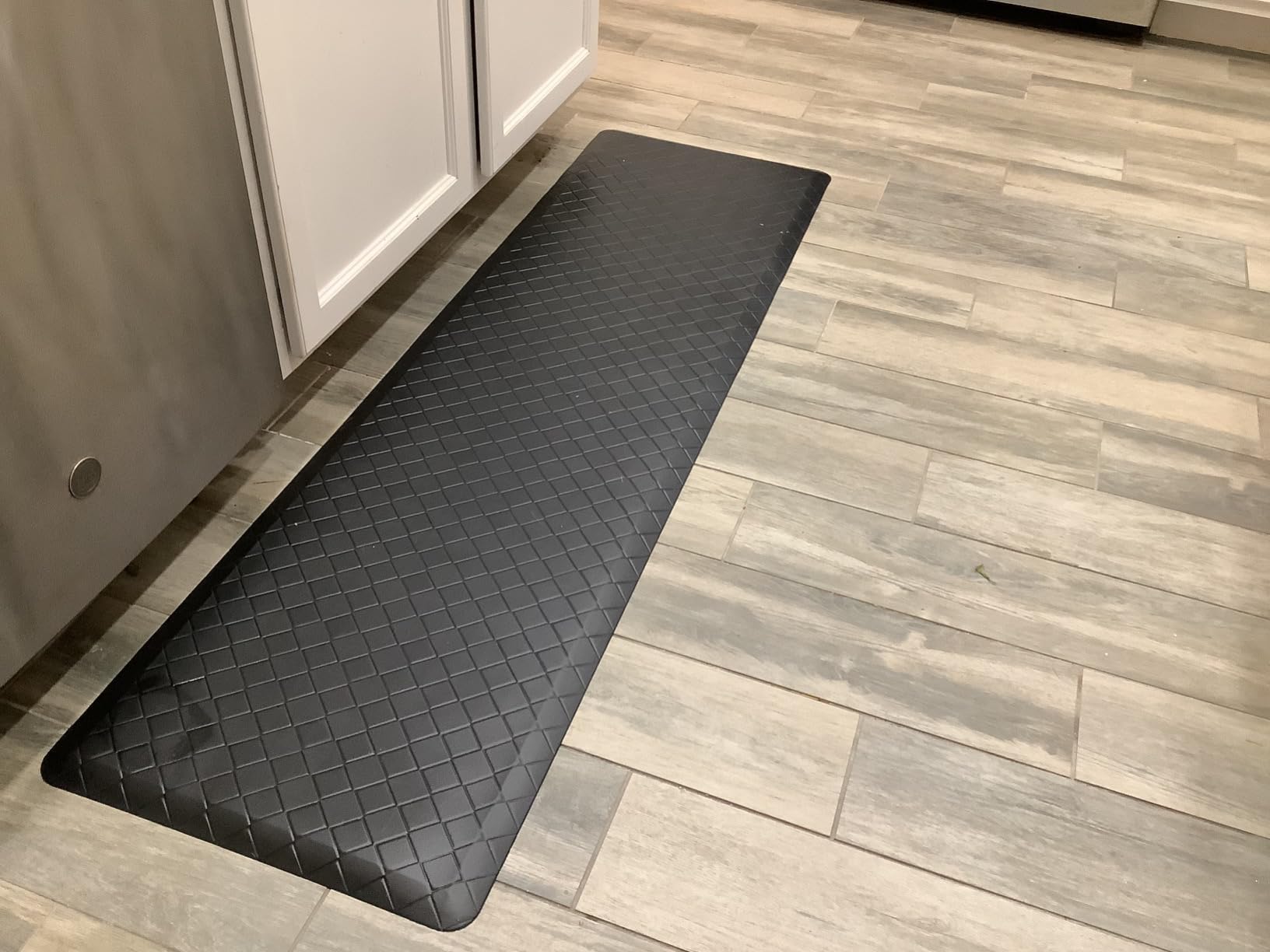 HappyTrends Kitchen Mats for Floor Cushioned Anti-Fatigue Kitchen Rugs | Thick, Soft and Waterproof Non-Slip Mats and Rugs Heavy Duty Ergonomic Comfort Rug for Floor,Office,Sink,Laundry customer photo 1