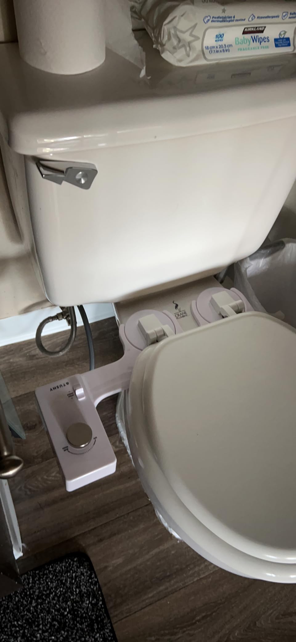 TUSHY Classic 3.0 Bidet Toilet Seat Attachment, Brushed Nickel customer photo 2
