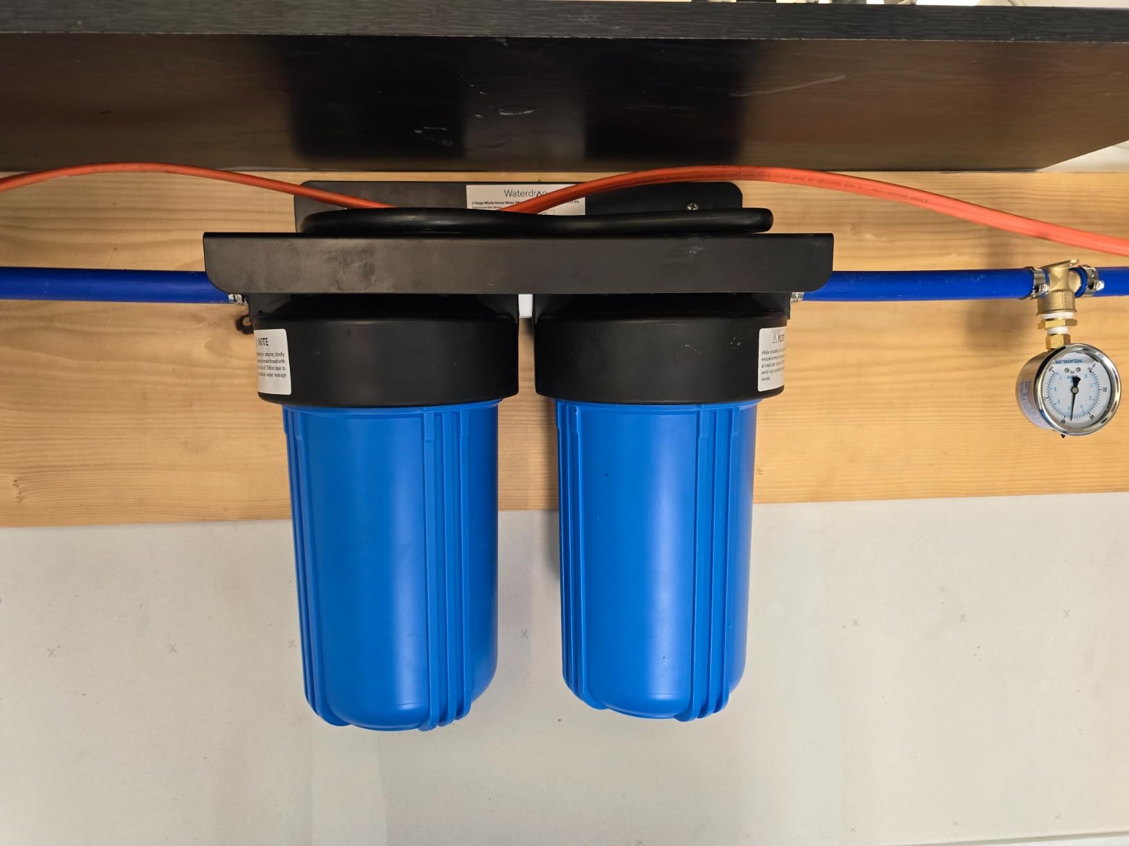 Waterdrop WHF21-PG 2-Stage Whole House Water Filter System, 5 Micron customer photo 2