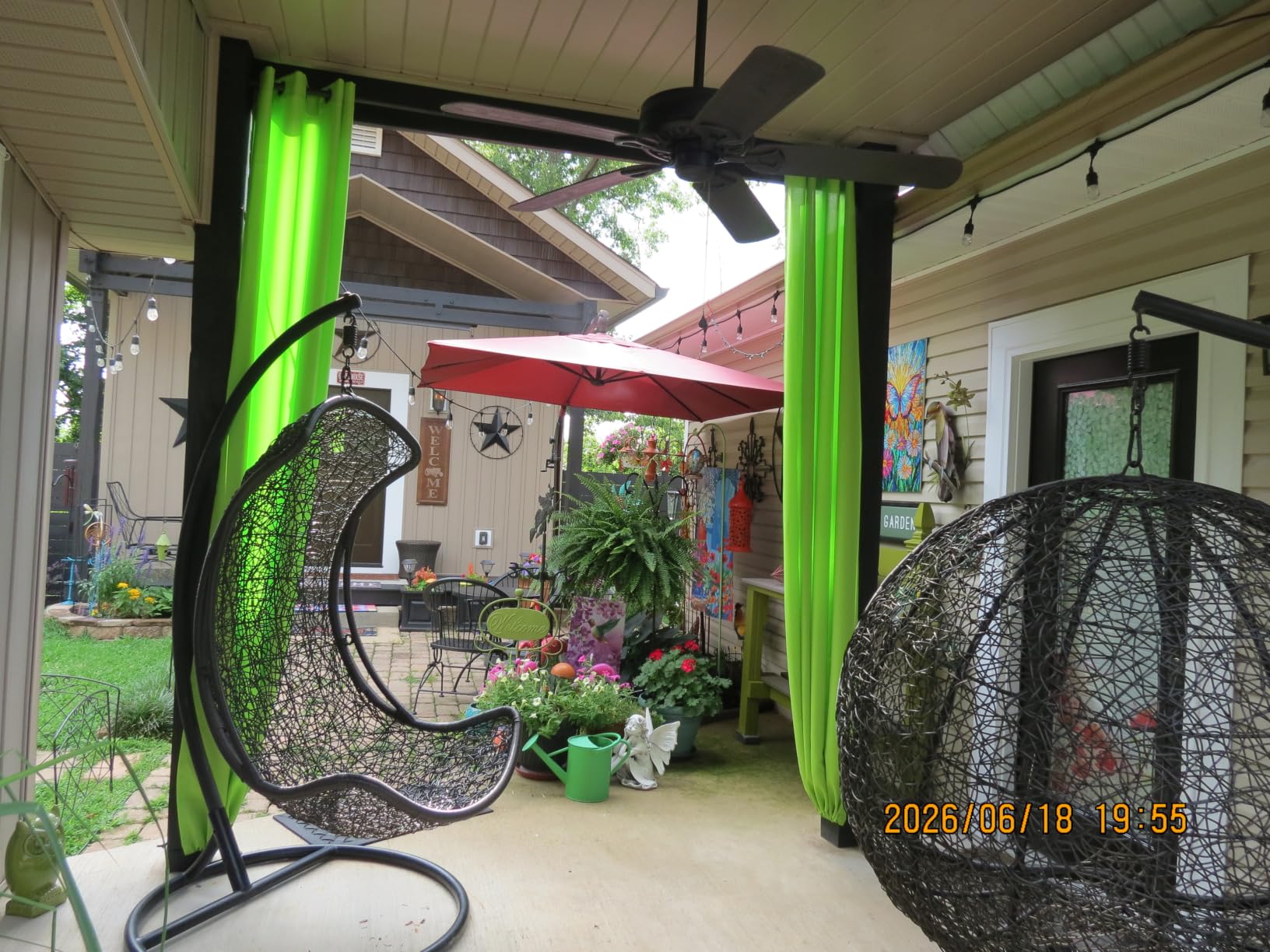 BONZER Waterproof Outdoor Curtains for Patio customer photo 1