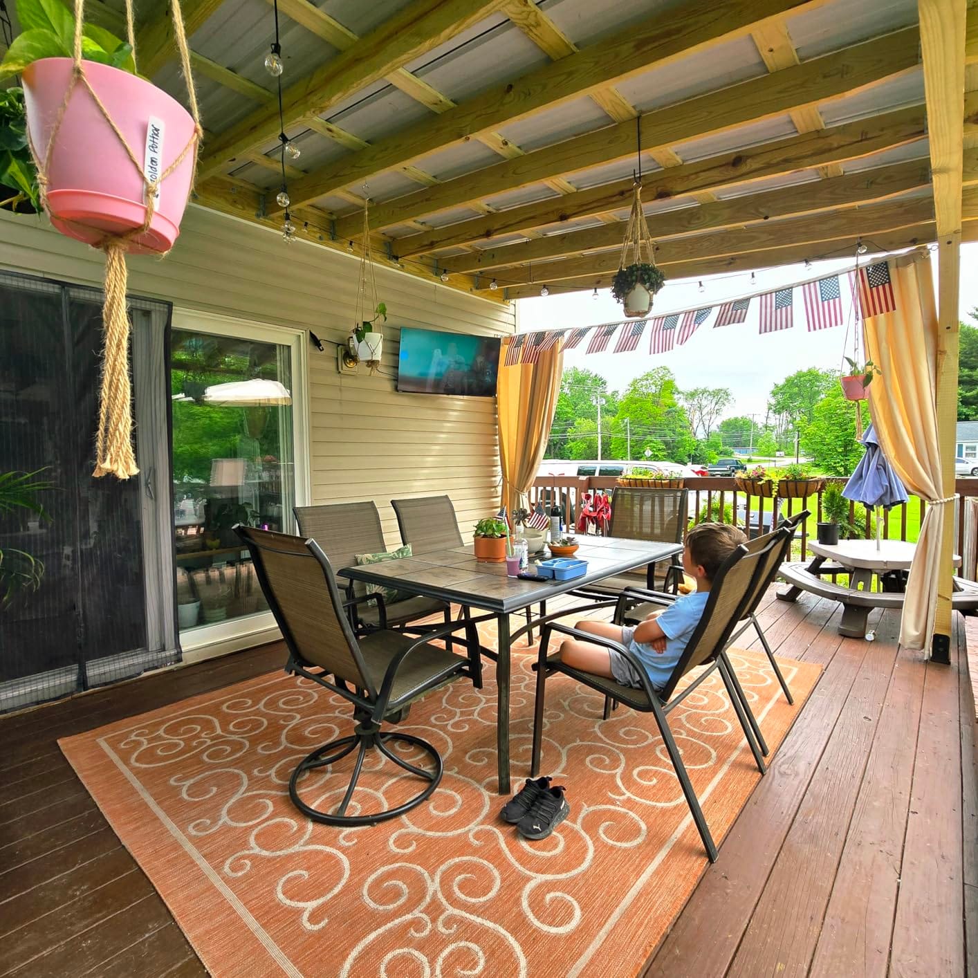 BONZER Waterproof Outdoor Curtains for Patio customer photo 2