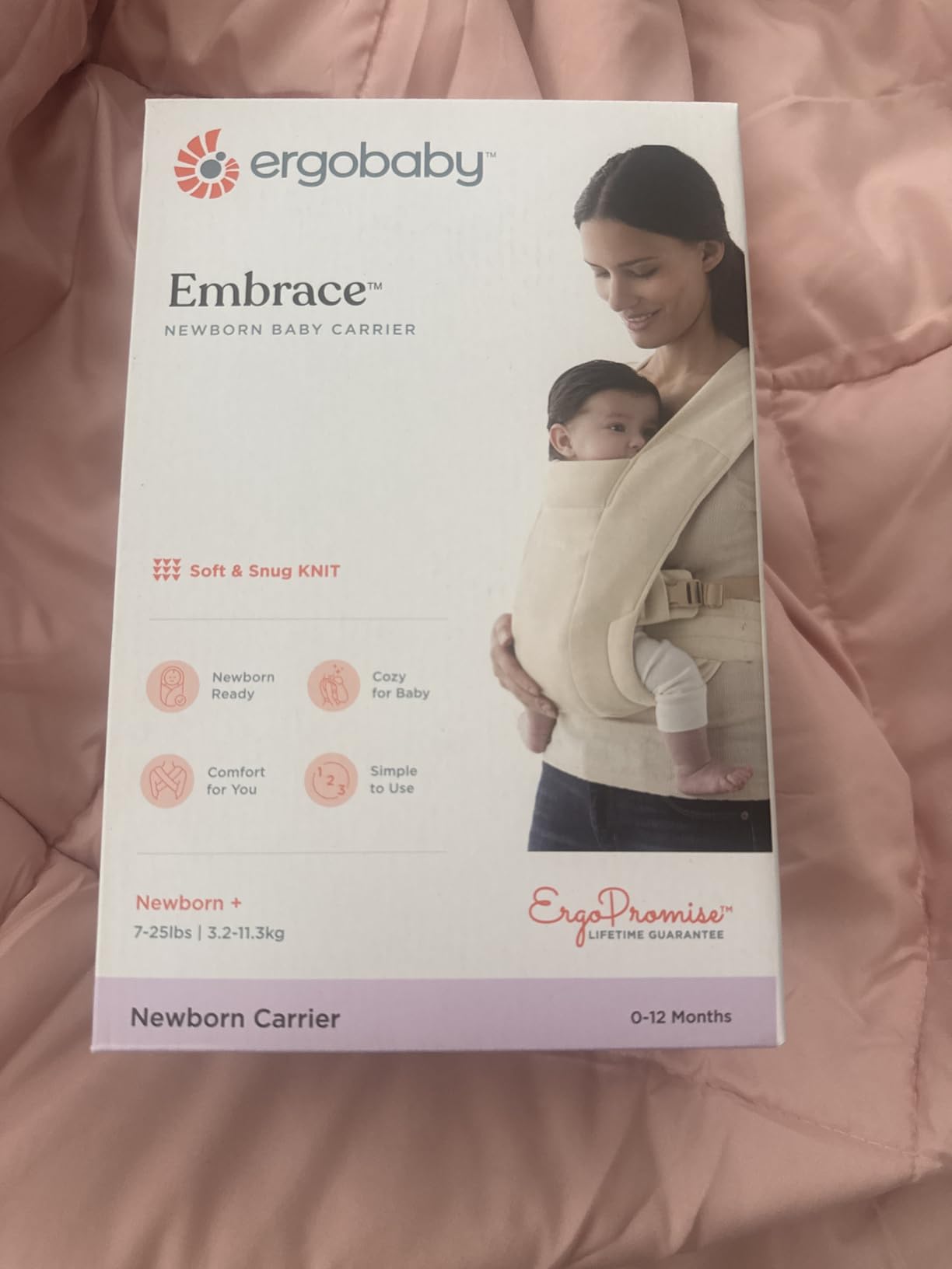 Ergobaby Embrace Newborn Baby Carrier for Infants 0-12 Months customer photo 1