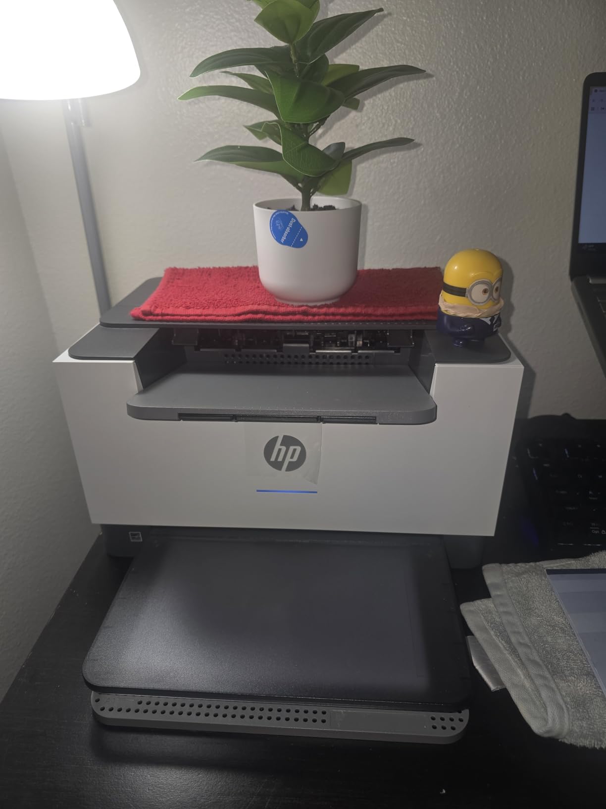 HP Laserjet M209dw Wireless Black & White Laser Printer, Single-Function, Print, Best for Home Office (Renewed) customer photo 1