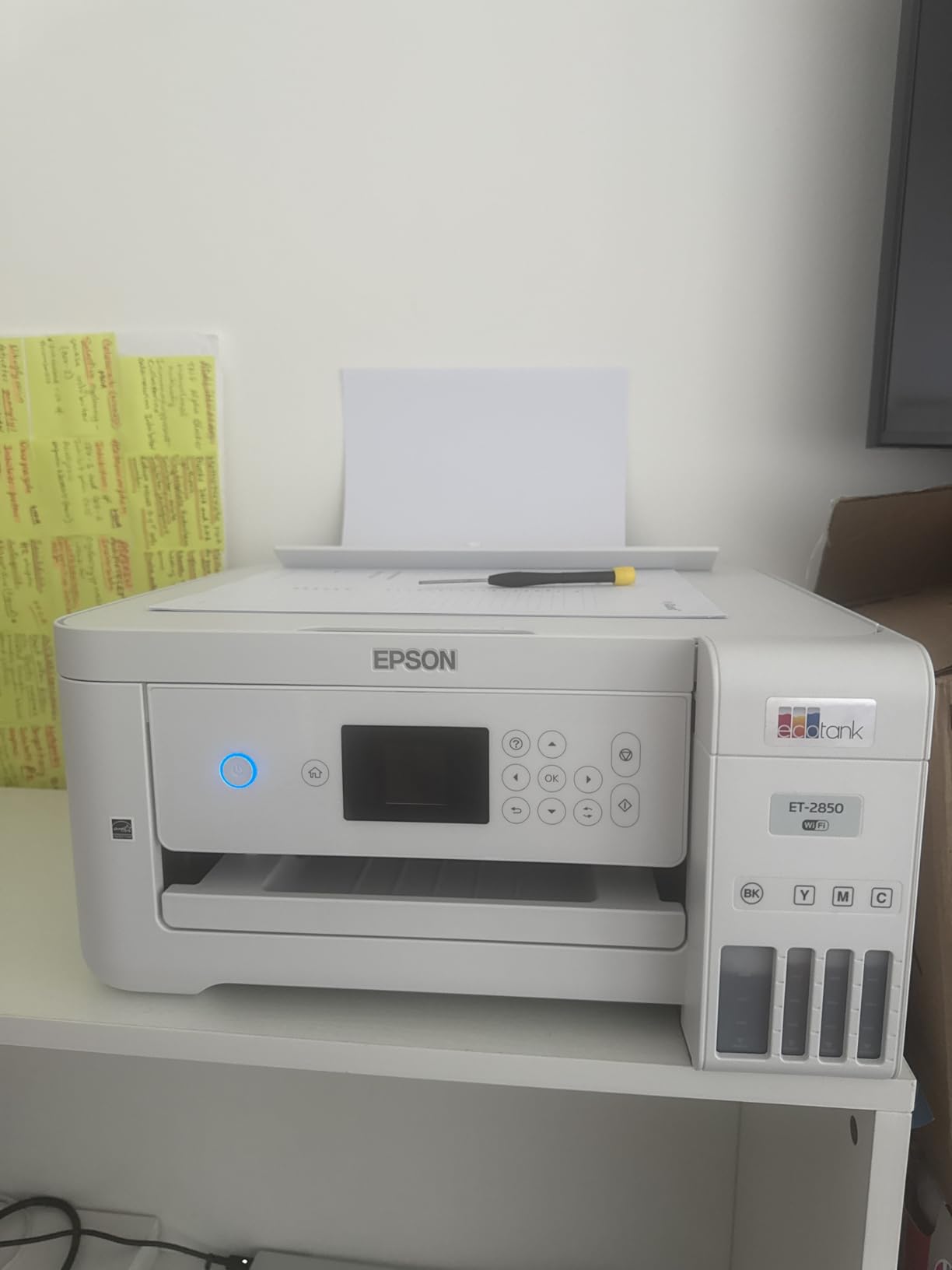 Epson EcoTank ET-4850 Wireless Color All-in-One Supertank Printer - Black customer photo 1
