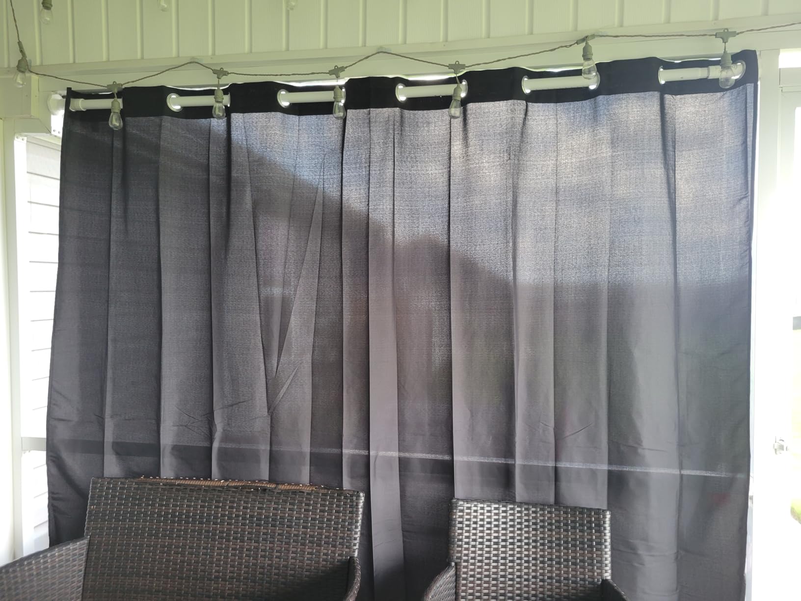 PureFit Outdoor Curtains for Patio Waterproof Weatherproof Outside Curtains customer photo 1