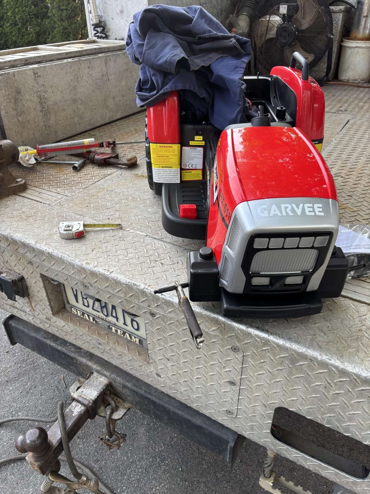 Nasitip 12V Battery Powered Electric Tractor with Trailer & Remote Control customer photo 2