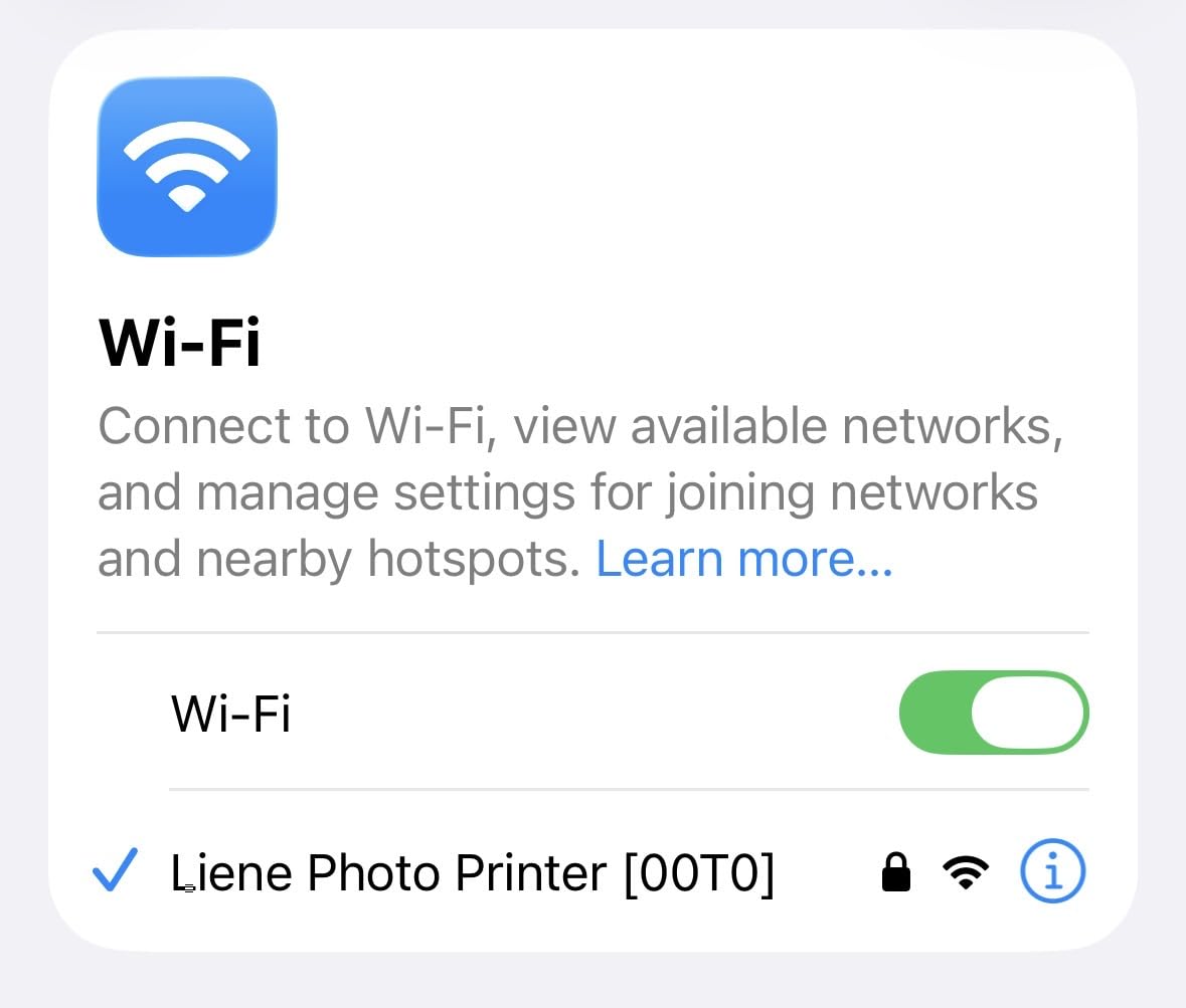 Liene M100 4x6'' Photo Printer, Wi-Fi Picture Printer, 20 Sheets, Full-Color Photo, Instant Phone Printer for iPhone, Android, Smartphone, Thermal Dye Sublimation, Portable Photo Printer for Home Use customer photo 2