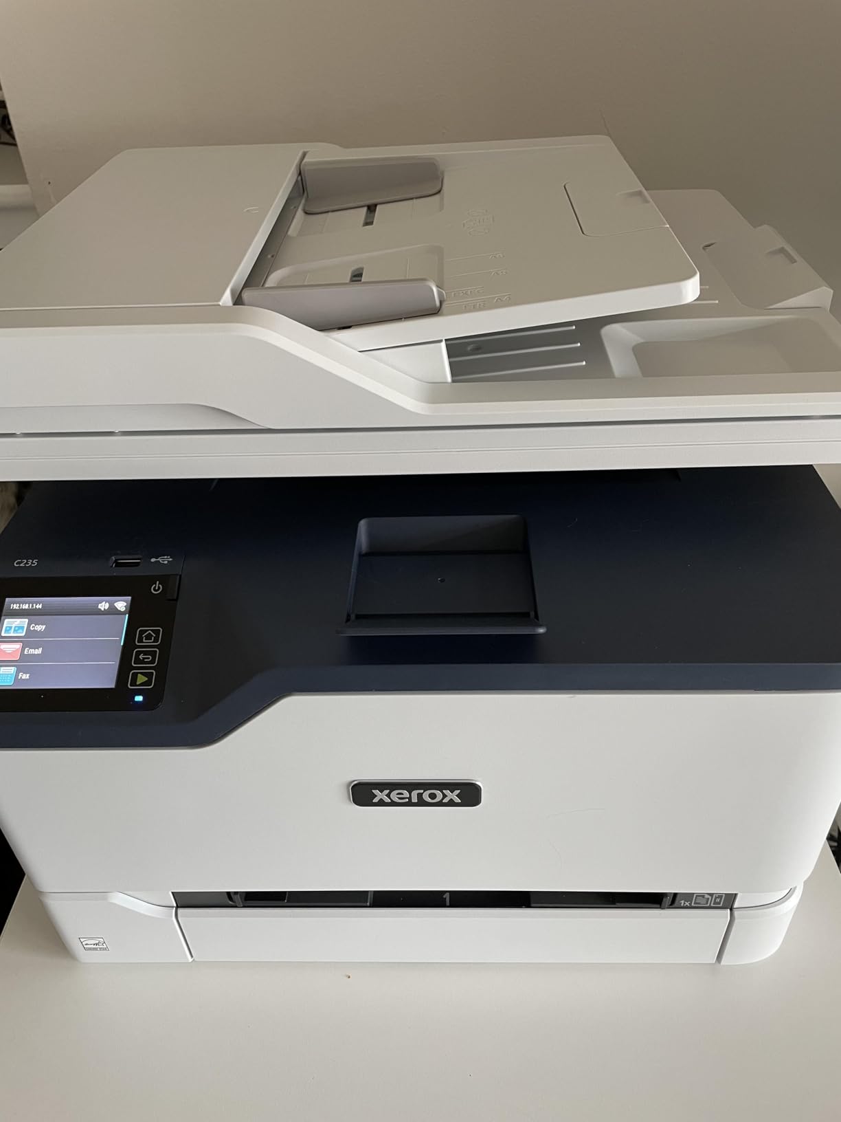 Xerox C235dni Wireless Color Laser All-in-One Printer | Color Print, Scan, Copy & Fax, 24 ppm performance, reliable wireless connectivity, ideal for hybrid & small businesses customer photo 1