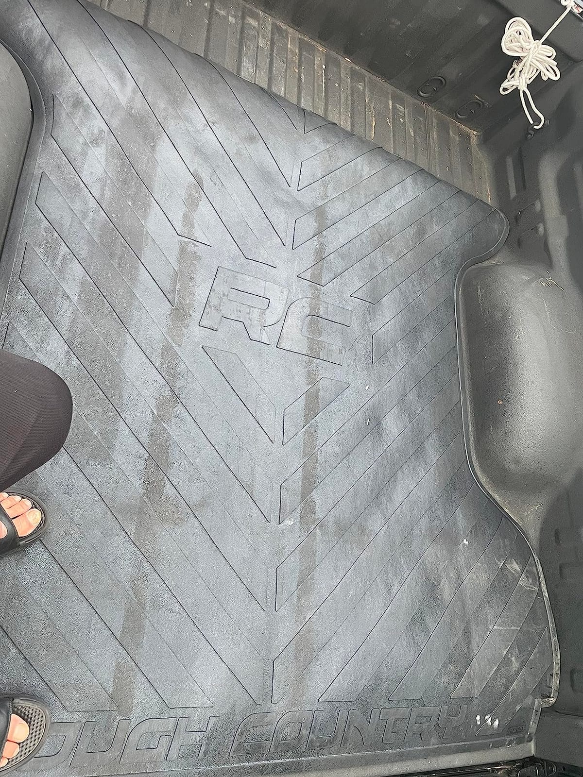 Rough Country Rubber Bed Mat for 2007-2021 Tundra | 5.5 FT Bed - RCM681 , Black customer photo 2