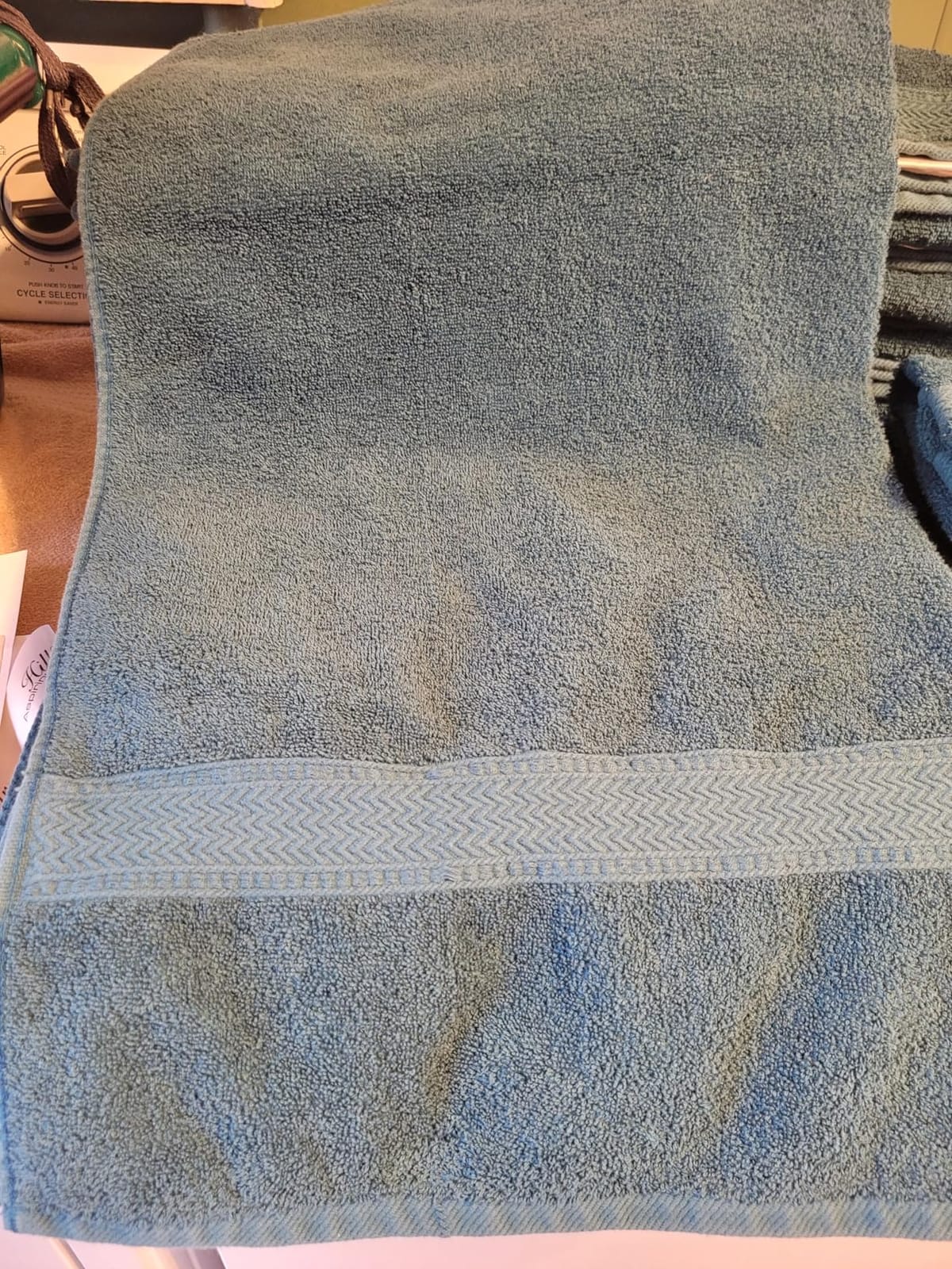 HILLFAIR 100% Cotton 2 Pc XXL Oversized Bath Towel Set 40