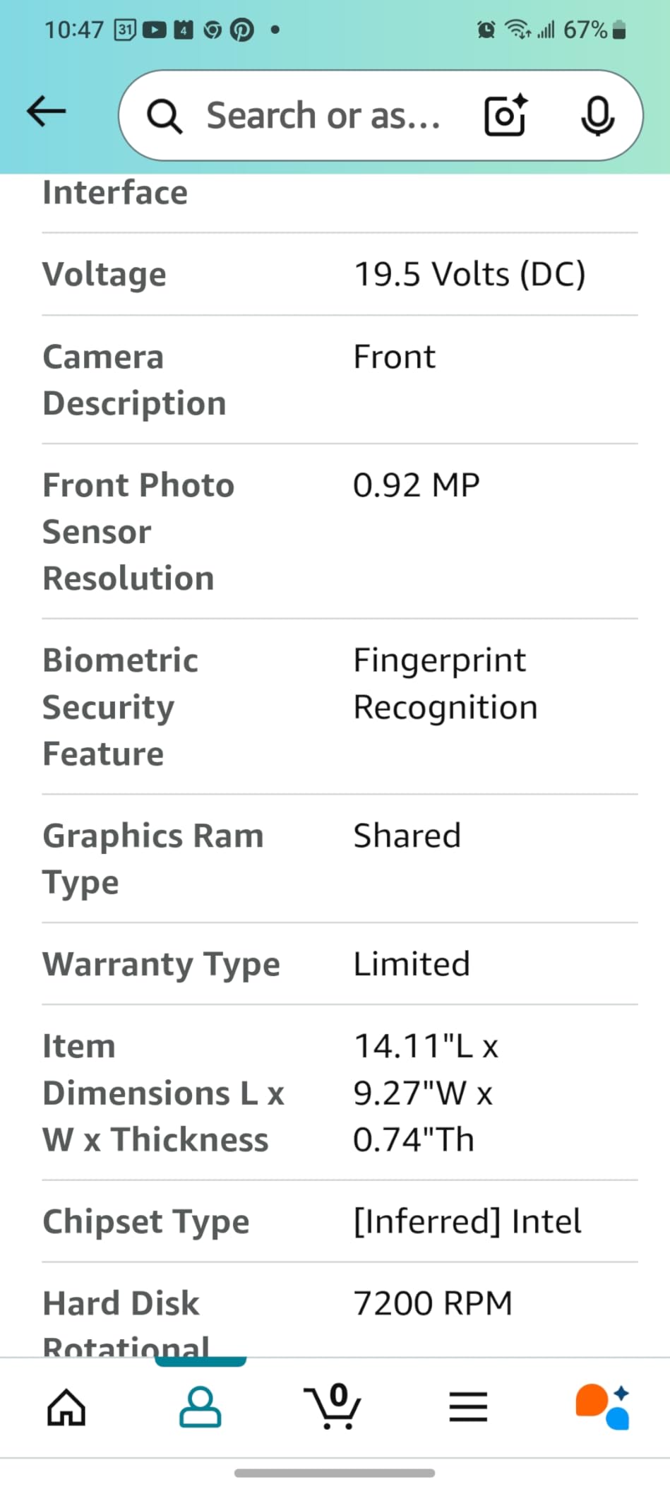 Dell Inspiron 15 3511 15.6 Inch Laptop, Full HD LED Non-Touch WVA Display - Intel Core i3-1115G4, 8GB DDR4 RAM, 256GB SSD, Intel UHD Graphics, Windows 11 Home - Carbon Black customer photo 1
