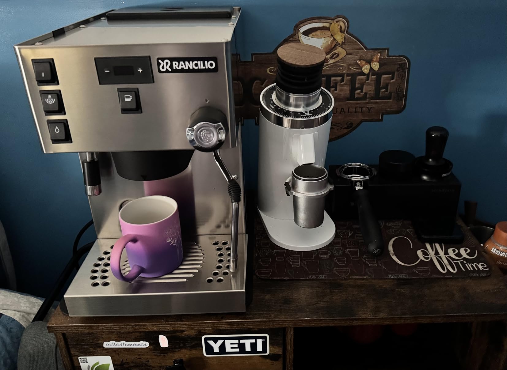 Rancilio Silvia Pro X Espresso Machine, Black customer photo 1