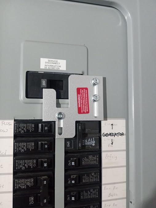 Generator Interlock Kit for Eaton Cutler Hammer BR SERIES 150&200amp Panels customer photo 1