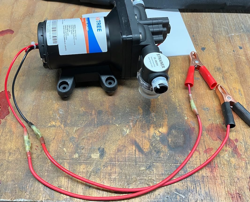 YOUNGTREE 12V RV Water Pump 3.5 GPM 45 PSI Water Pressure Diaphragm Pump customer photo 1