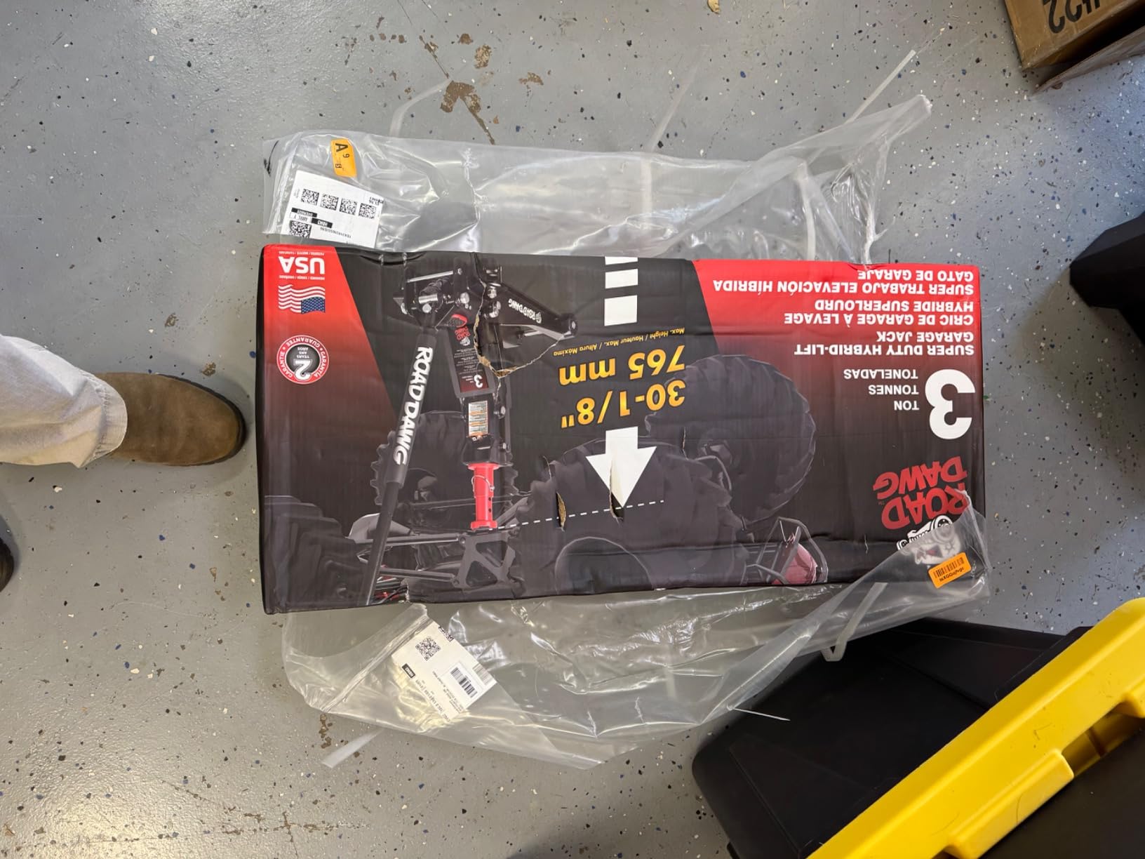 Road DAWG Low‑Profile High‑Reach Hydraulic 3 Ton Floor Jack, Black customer photo 2