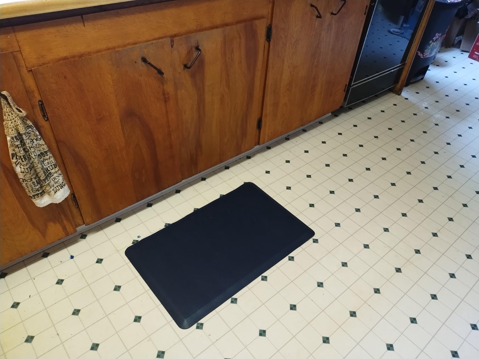 Art3d Anti Fatigue Mat - 1/2 Inch Cushioned Kitchen Mat - Comfort & Non Slip Cushion for Standing Desk, Office or Garage Floor (17.3