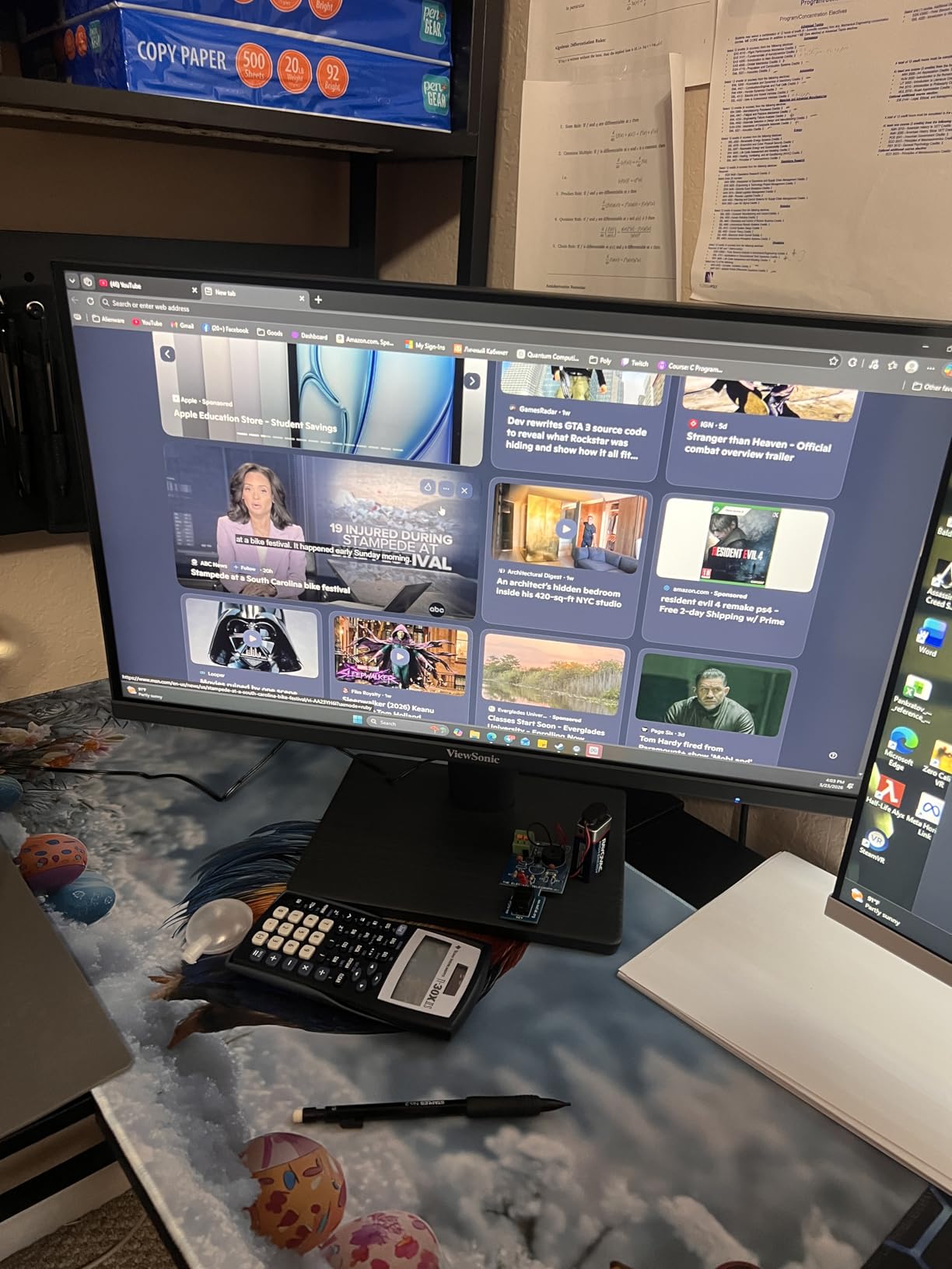 ViewSonic VS2447M 24 Inch 1080p Computer Monitor, 100Hz LED Display customer photo 2