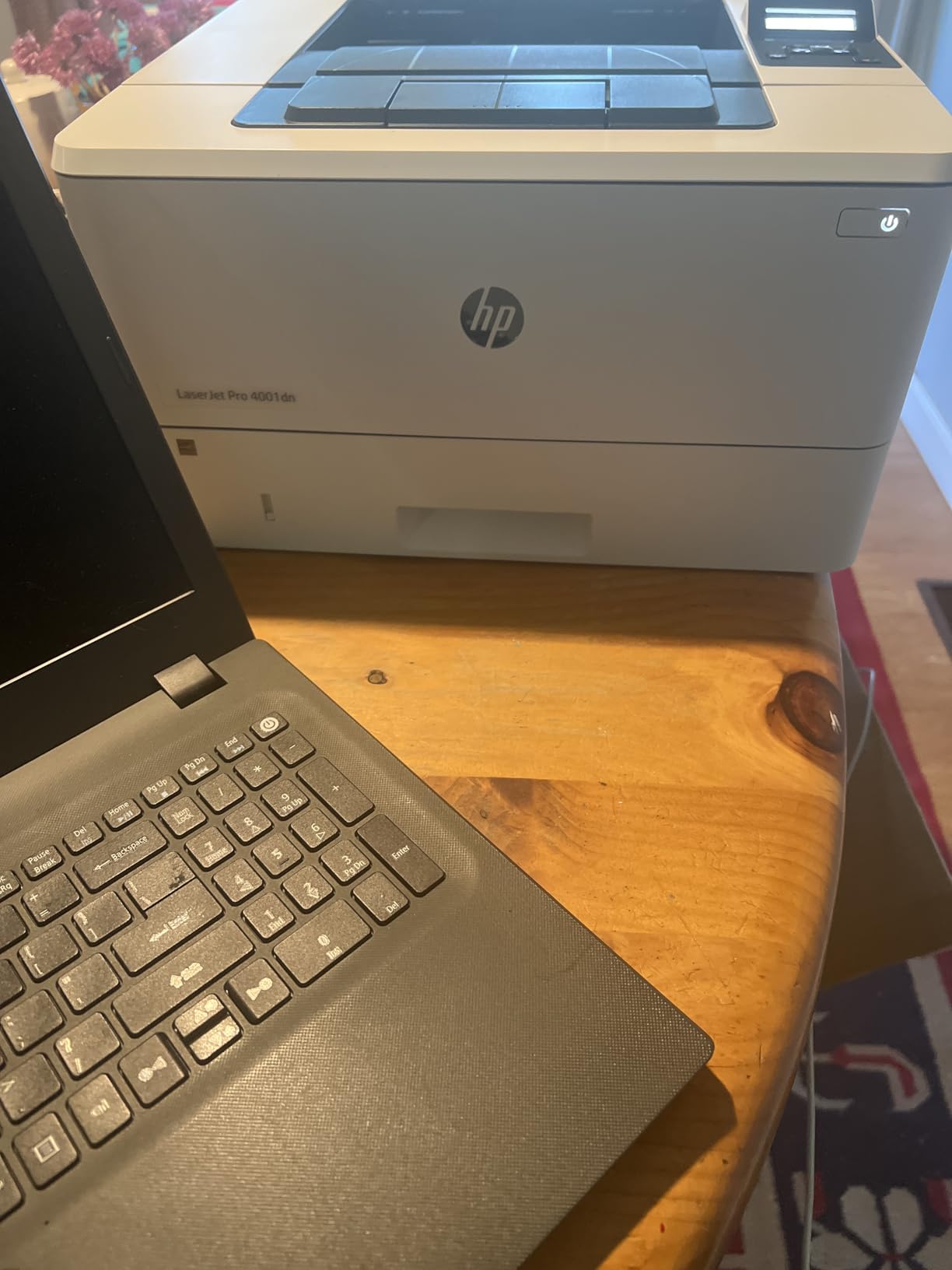 HP LaserJet Pro 4001dn Black & White Printer, Print, Fast speeds, Easy Setup, Mobile Printing, Advanced Security, Best-for-Small Teams, Ethernet/USB only customer photo 1