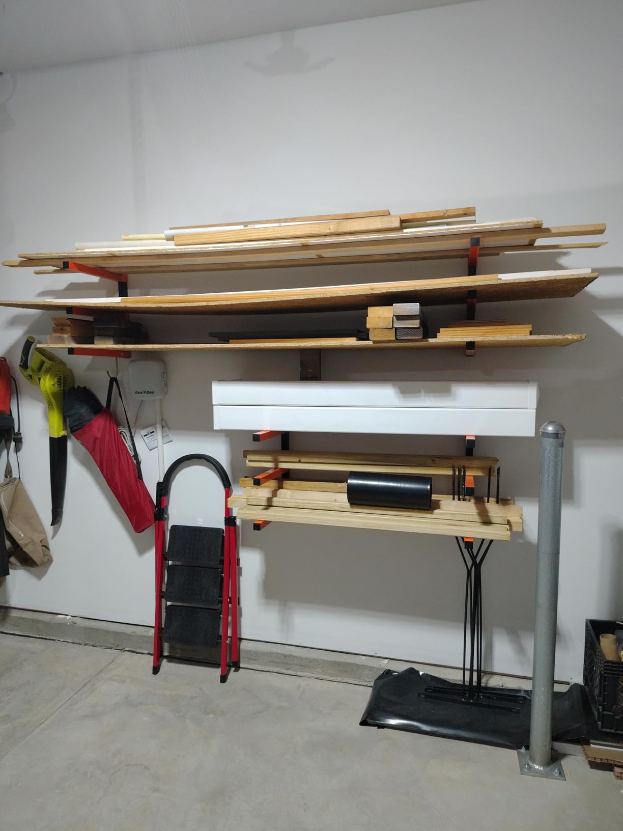 Ultrawall Wall Mount Wood Organizer and Lumber Storage Rack with 3-Level customer photo 2