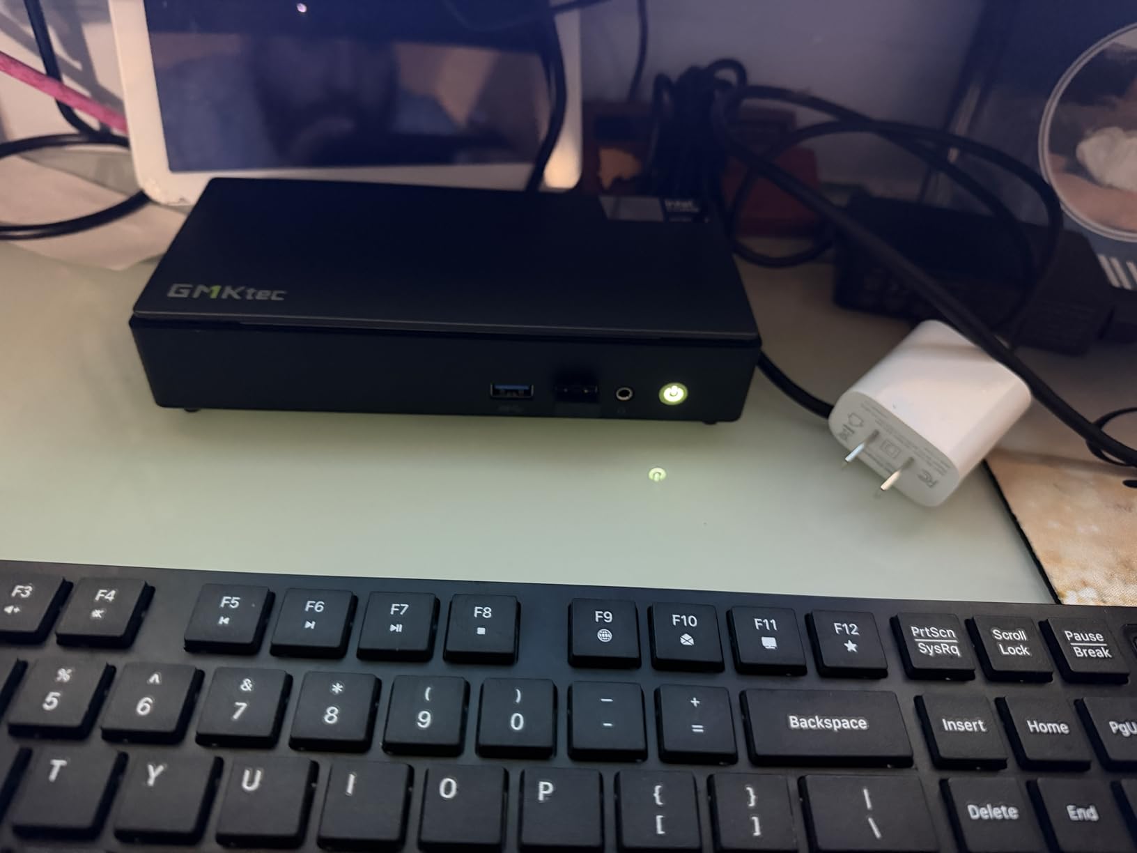 GMKtec G5S Mini PC Intel N5095 8GB LPDDR4 128GB SSD Desktop Computer | Portable Micro Pocket PC Size, Dual HDMI Ports, USB-C Power Supply, WiFi6/BT5.2, For Office Business Personal Use customer photo 1