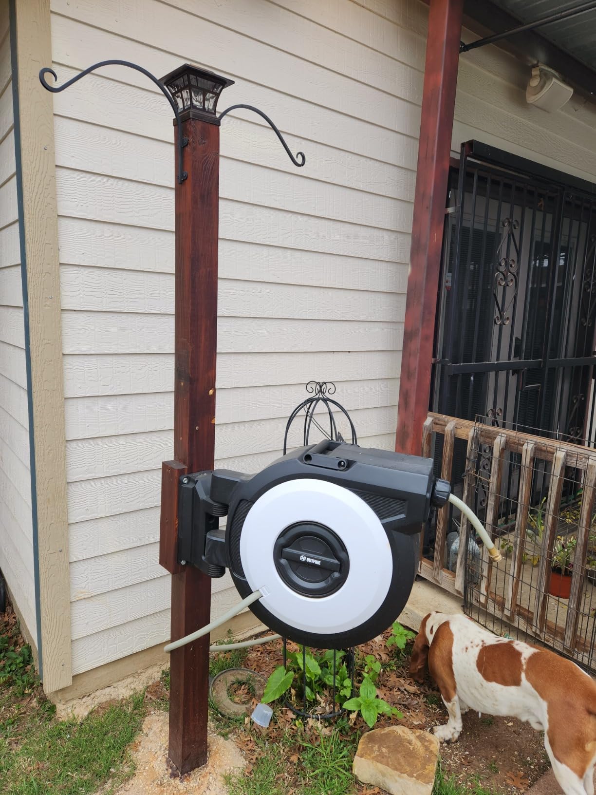Ayleid Retractable Garden Hose Reel, 1/2
