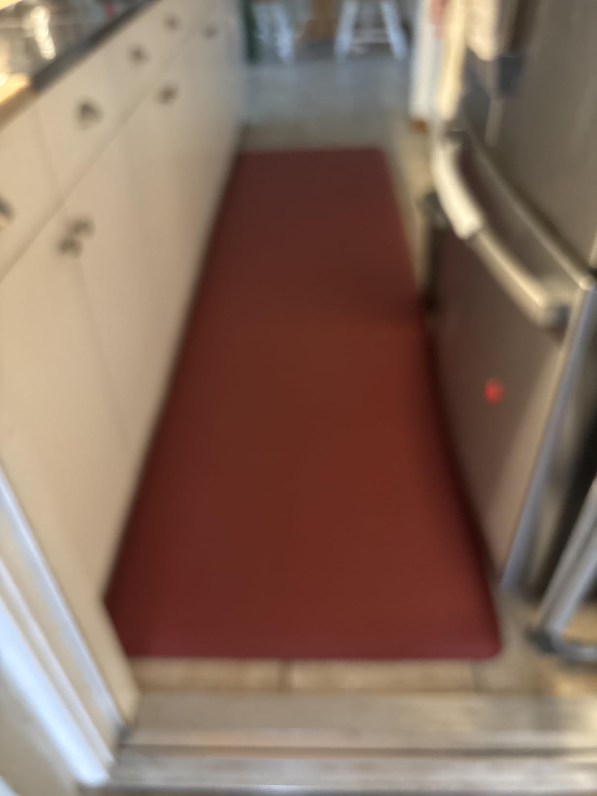 4/5 Inch Thick Kitchen Mats for Floor, StepRite Kitchen Rug for Standing | Non-Slip, Thicker, Stain Resistant, Water Resistant, Comfortable Anti Fatigue Mat for Home, Office, Kitchen Floor - Black customer photo 2