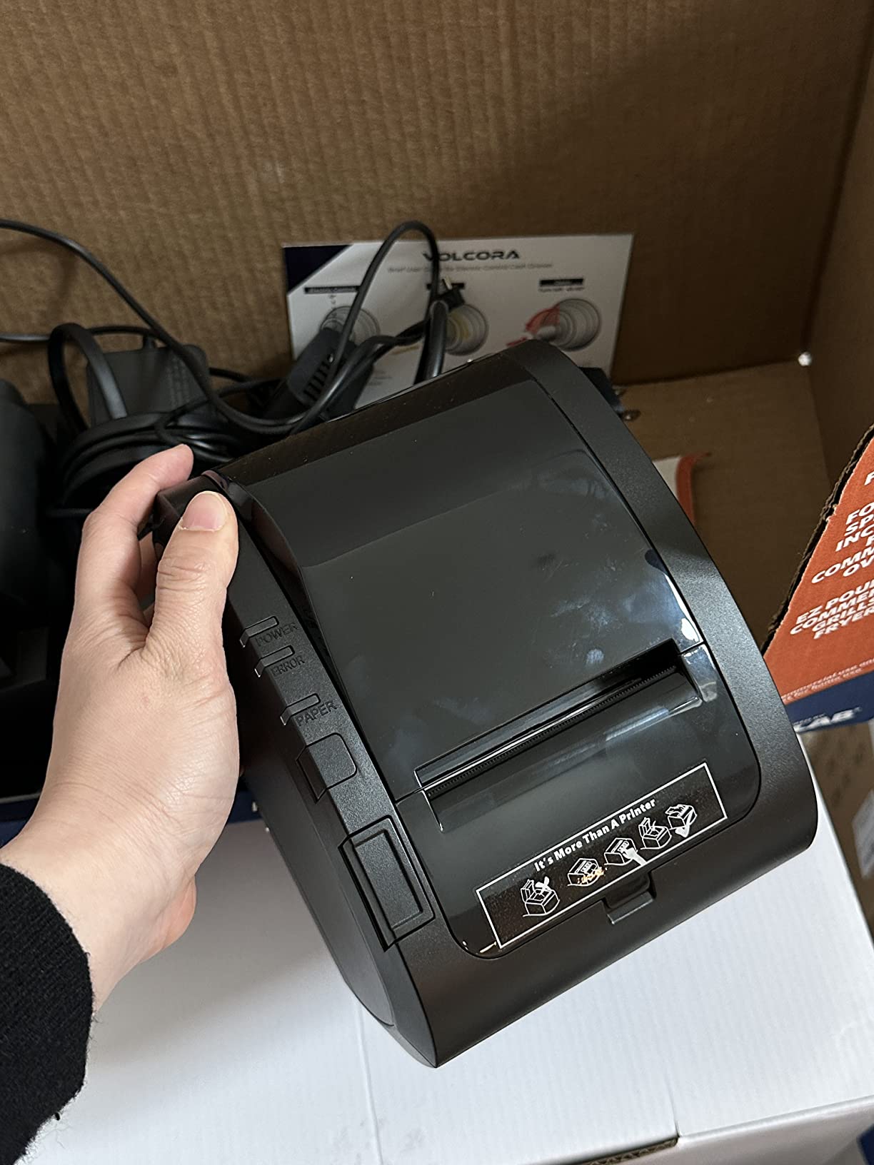 MUNBYN WiFi Thermal Receipt Printer with USB/LAN/RS232 Port POS Printer customer photo 2