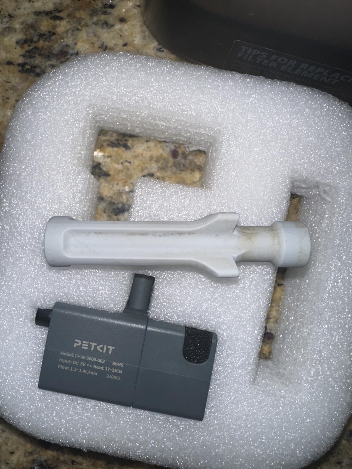 PETKIT Eversweet Solo SE Cat Water Fountain 65oz/1.85L Wireless Pump customer photo 1