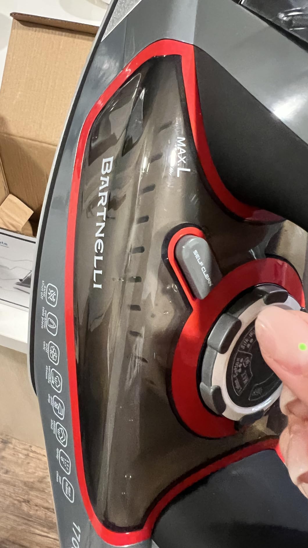 Bartnelli Pro Luxury Steam Iron for Clothes - 1700W Heavy-Duty Commercial Iron with Multi-Layer Ceramic Soleplate, Active Anti-Drip Technology, Smart 3-Way Auto Shut-Off & Precision Tip customer photo 2