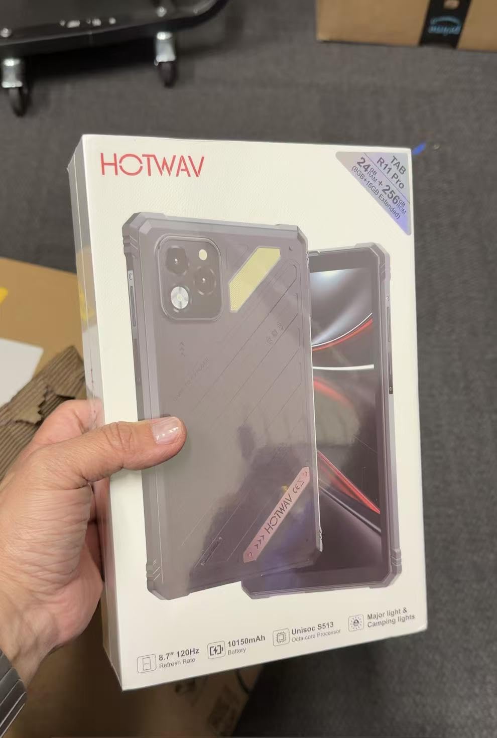 HOTWAV R11 Pro Rugged Tablet with Pen 2026, Android 16 8.7