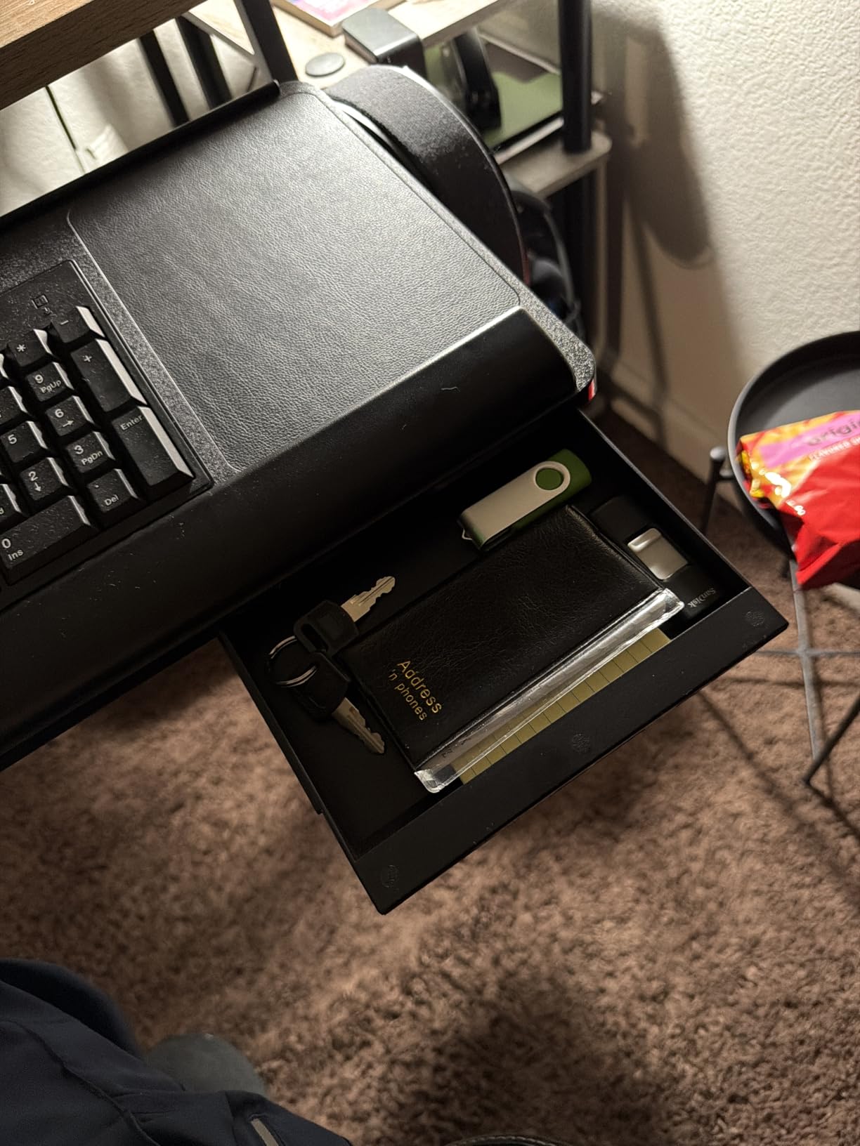 Klearlook Upgraded Adjustable Keyboard Tray for Above Desk & Under Desk Use | 24.4