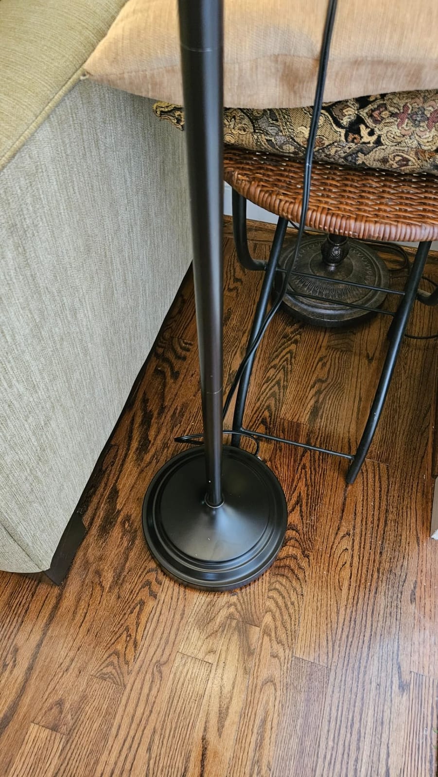 GyroVu Torchiere Floor Lamp for Living Room, LED Standing Reading Light customer photo 1