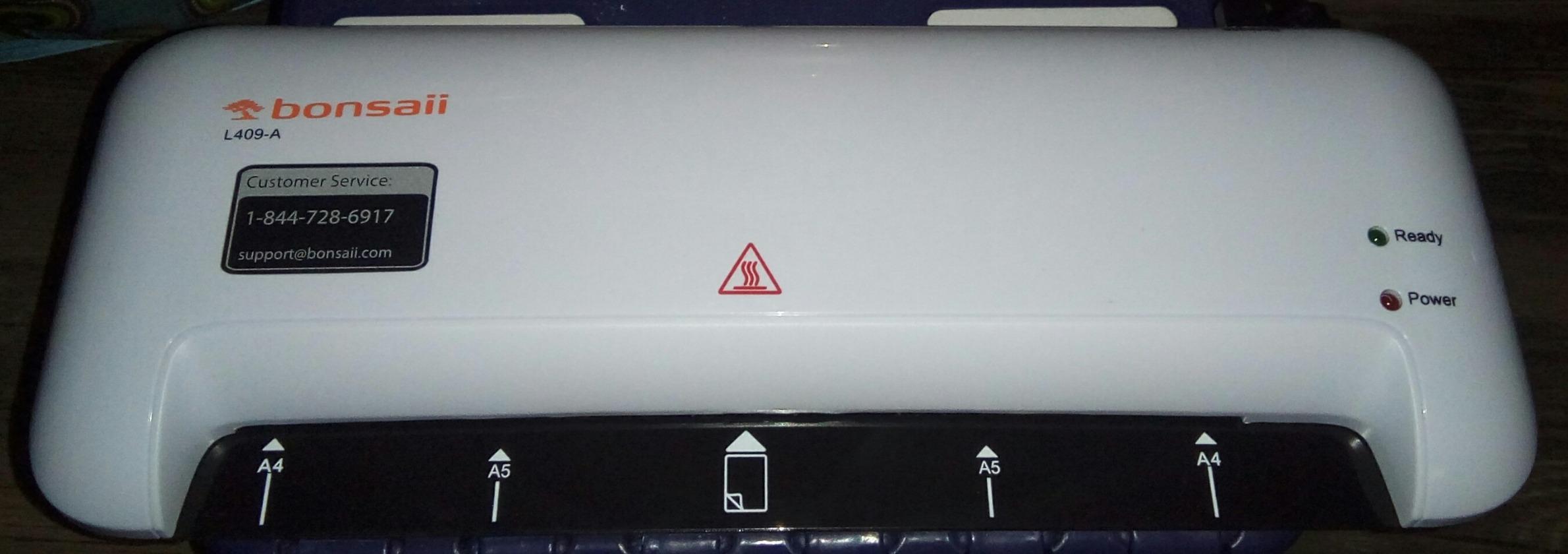Bonsaii 13 Inch Thermal Laminator Machine, Upgraded Jam-Free Laminating customer photo 2