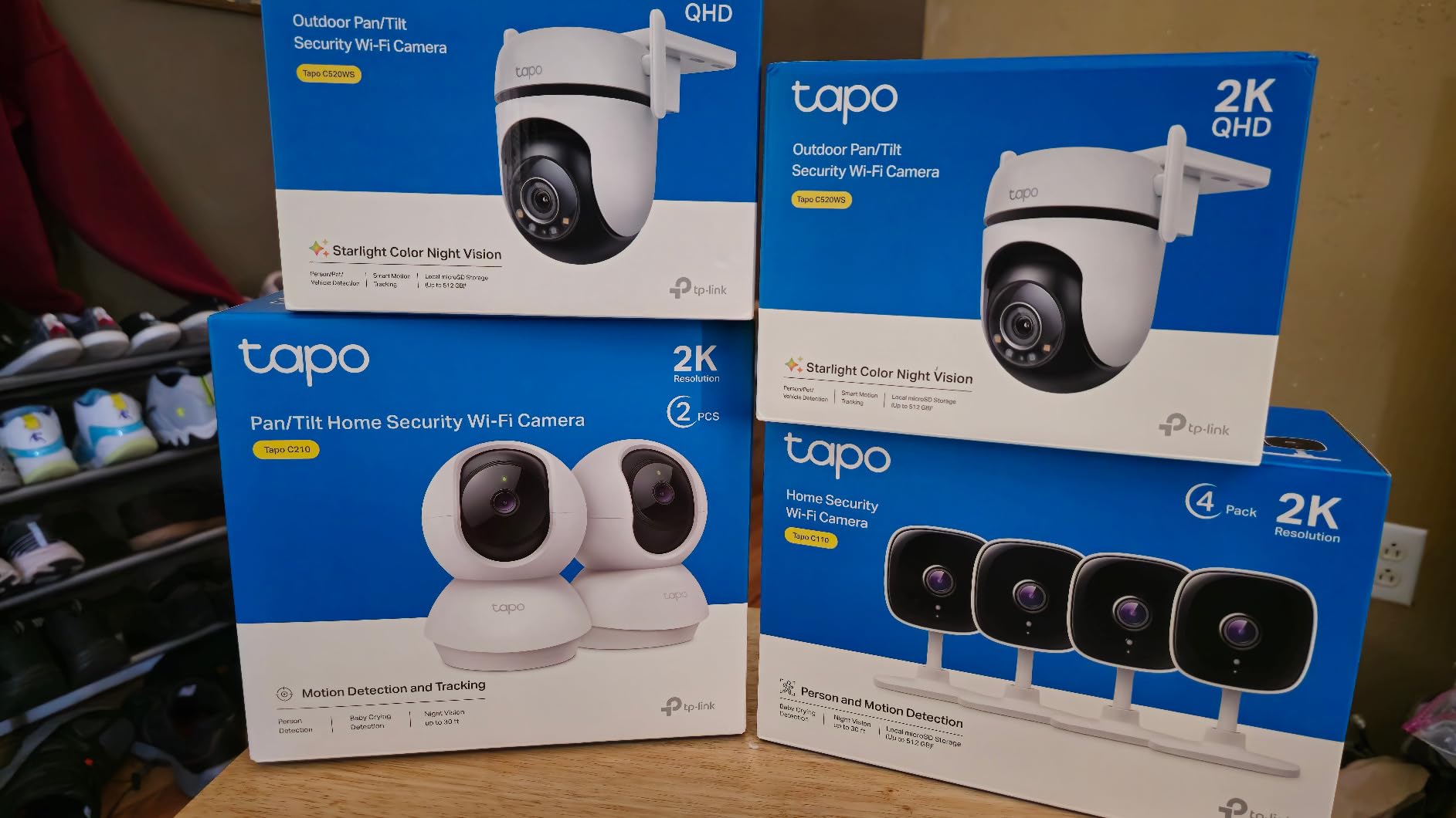 Tapo 2K Indoor Security Camera, Baby Monitor, Dog Camera, Wired, C110P4 | Motion Detection, 2-Way Audio Siren, Night Vision, Cloud & SD Card Storage(Up to 512GB), Works w/Alexa & Google Assistant customer photo 1