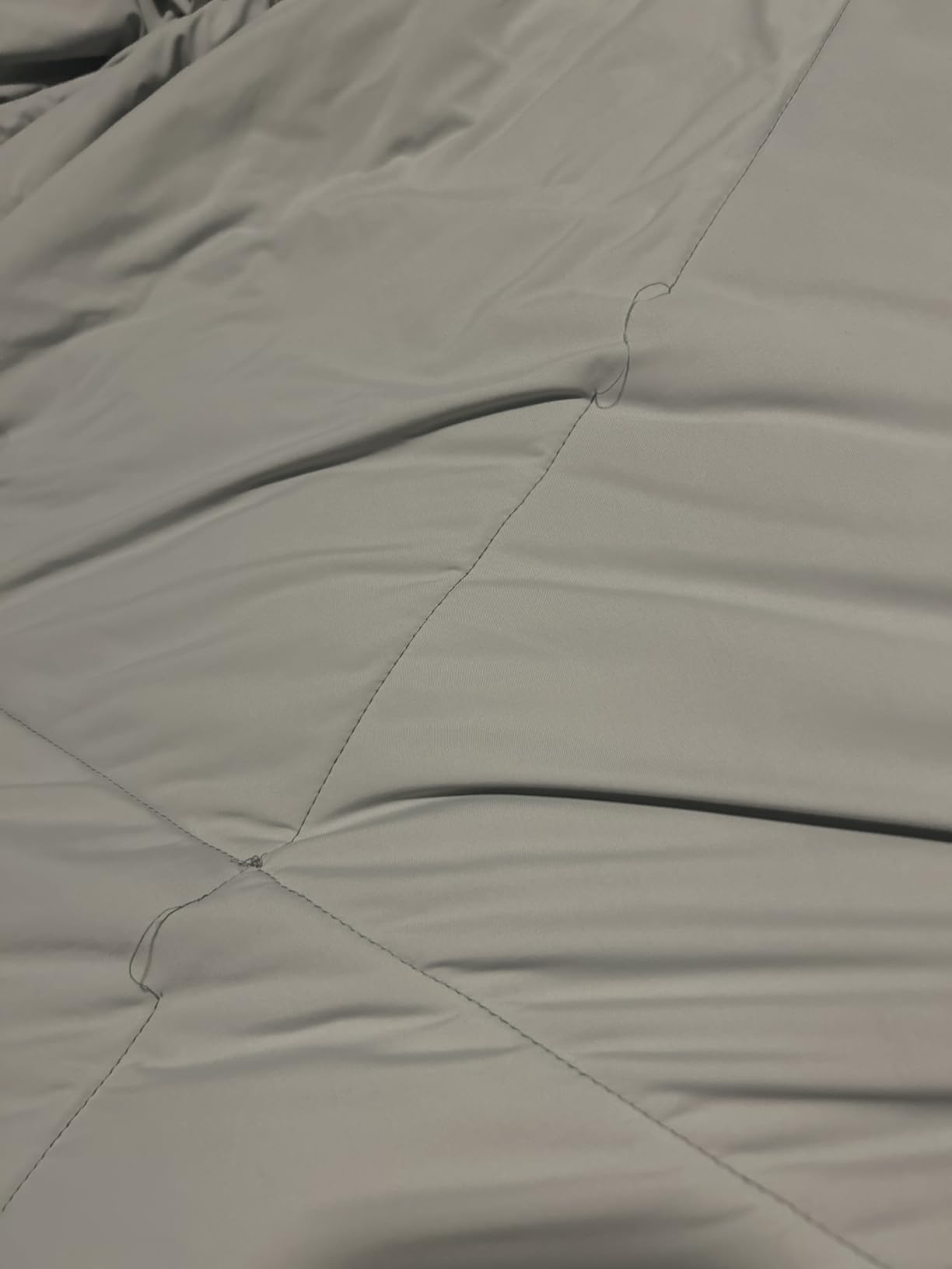 Cozy Bliss Cooling Comforter for Hot Sleepers Queen Size, Gray customer photo 1