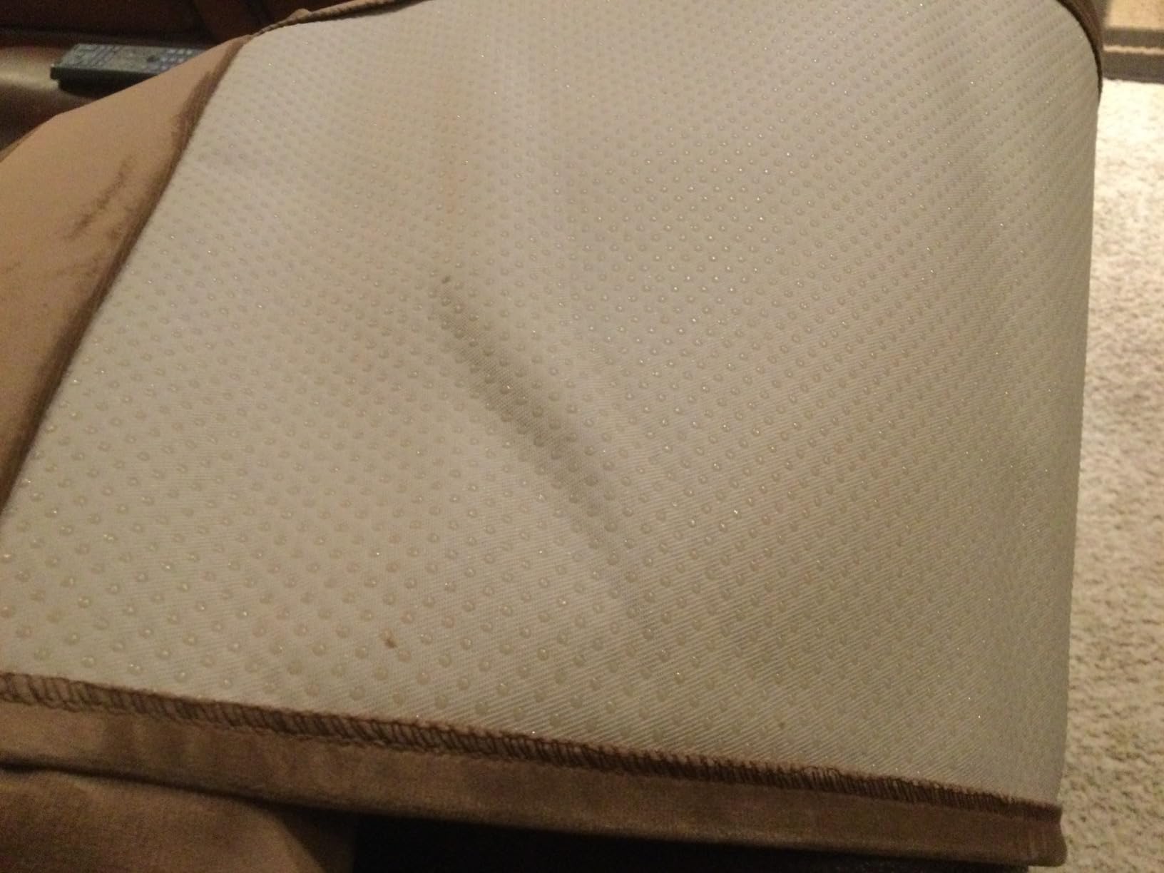 Adjustable Headrest Pillow for Recliners and Armchairs - Non-Slip Velvet Cushion for Neck Support and Pain Relief (Gray) customer photo 2