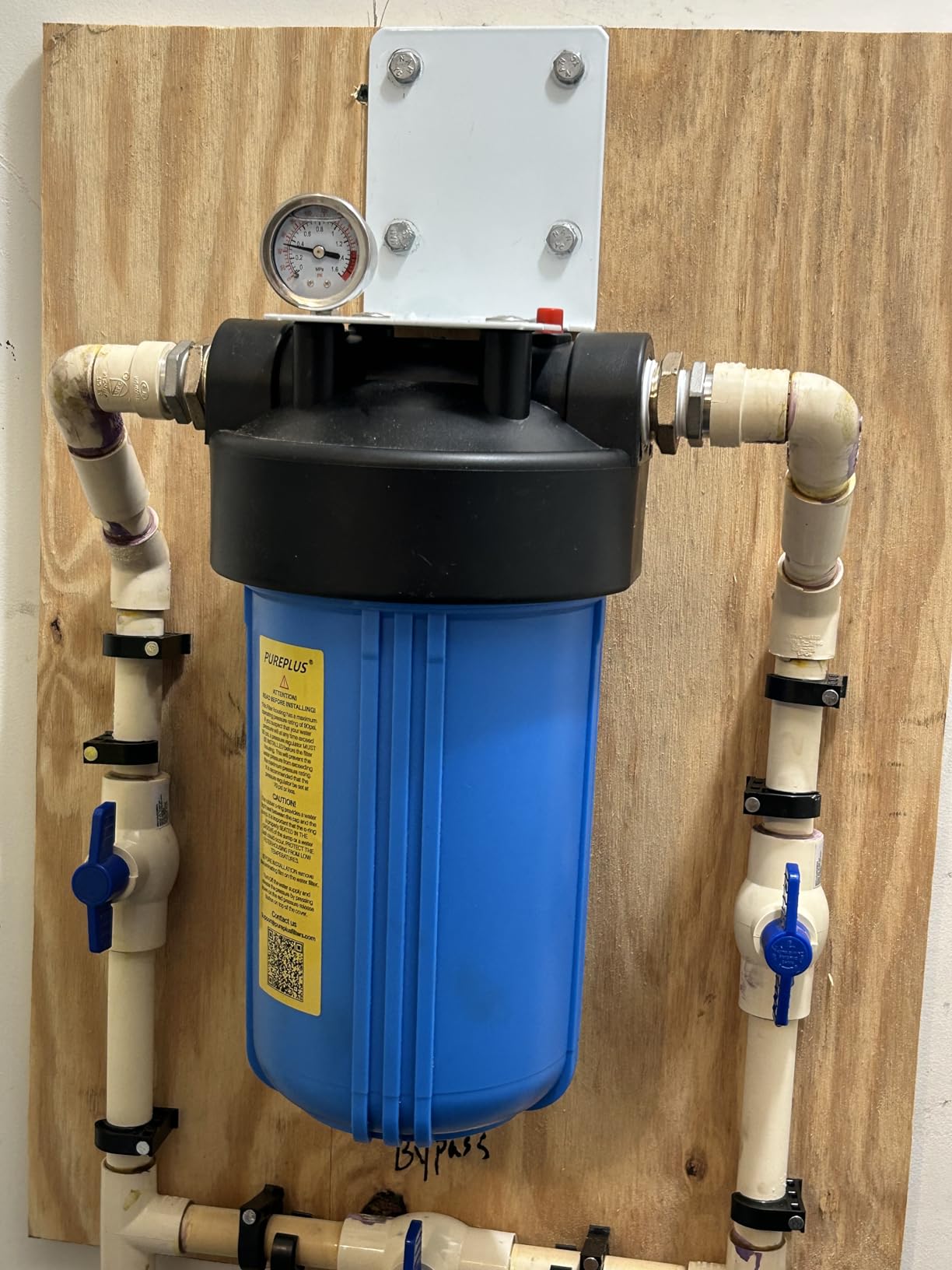 PUREPLUS 1-Stage Whole House Water Filter System, Iron & Manganese Reduce customer photo 2