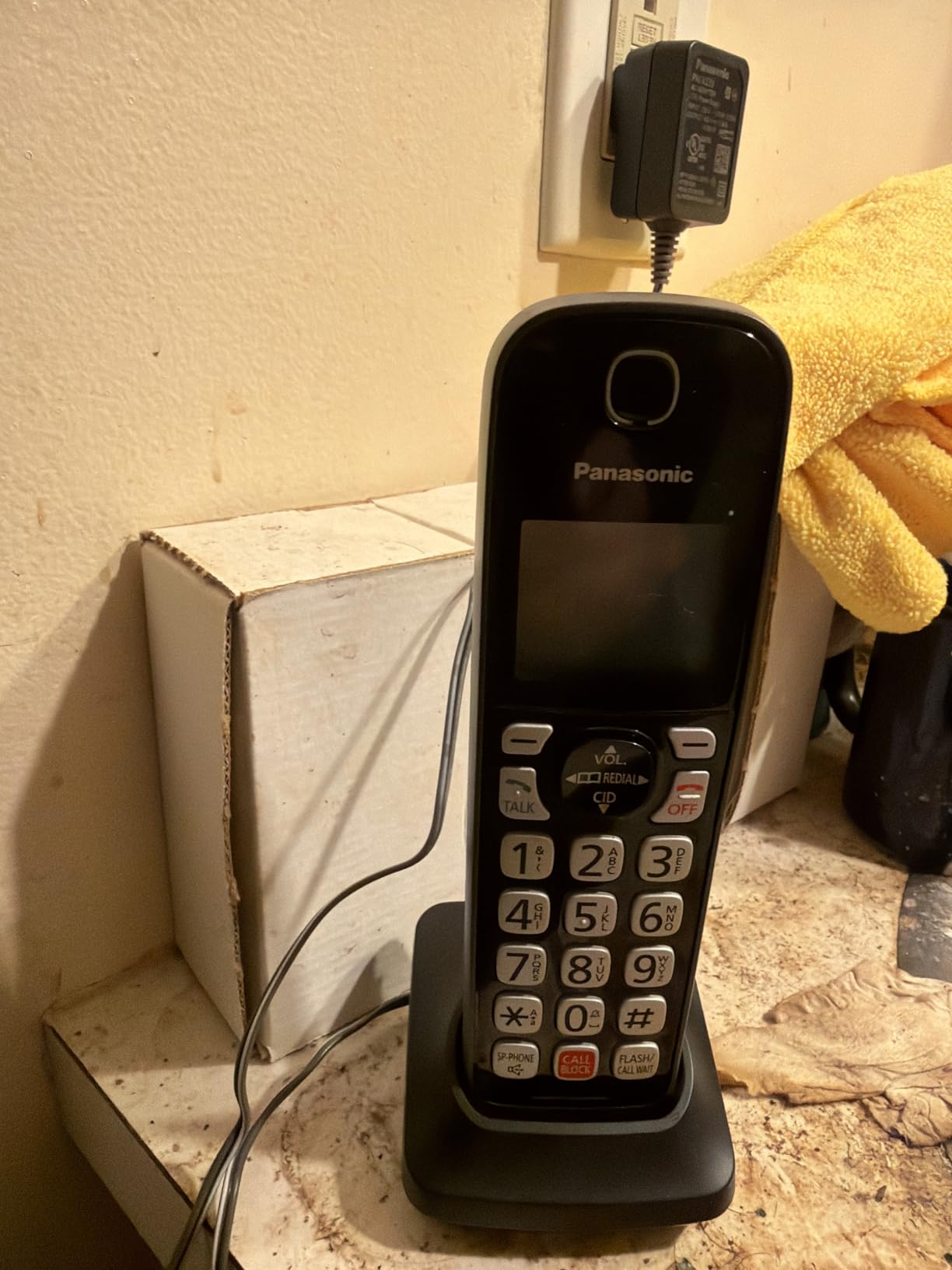 Panasonic Cordless Phone with Answering Machine, Link2Cell Bluetooth Home Phones, Voice Assistant and Advanced Call Blocking, Expandable System with 4 Handsets, Cordless Telephone, KX-TGD864W (White) customer photo 2