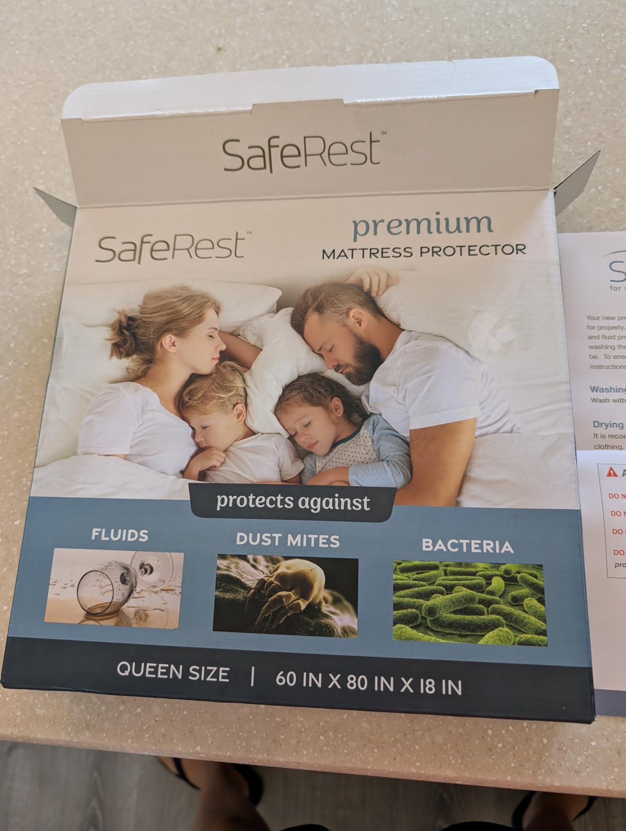 SafeRest Waterproof Crib Size Mattress Protector customer photo 1