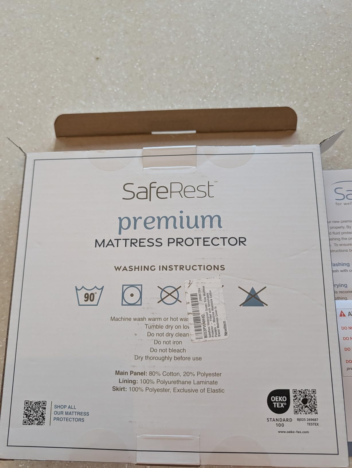 SafeRest Waterproof Crib Size Mattress Protector customer photo 2