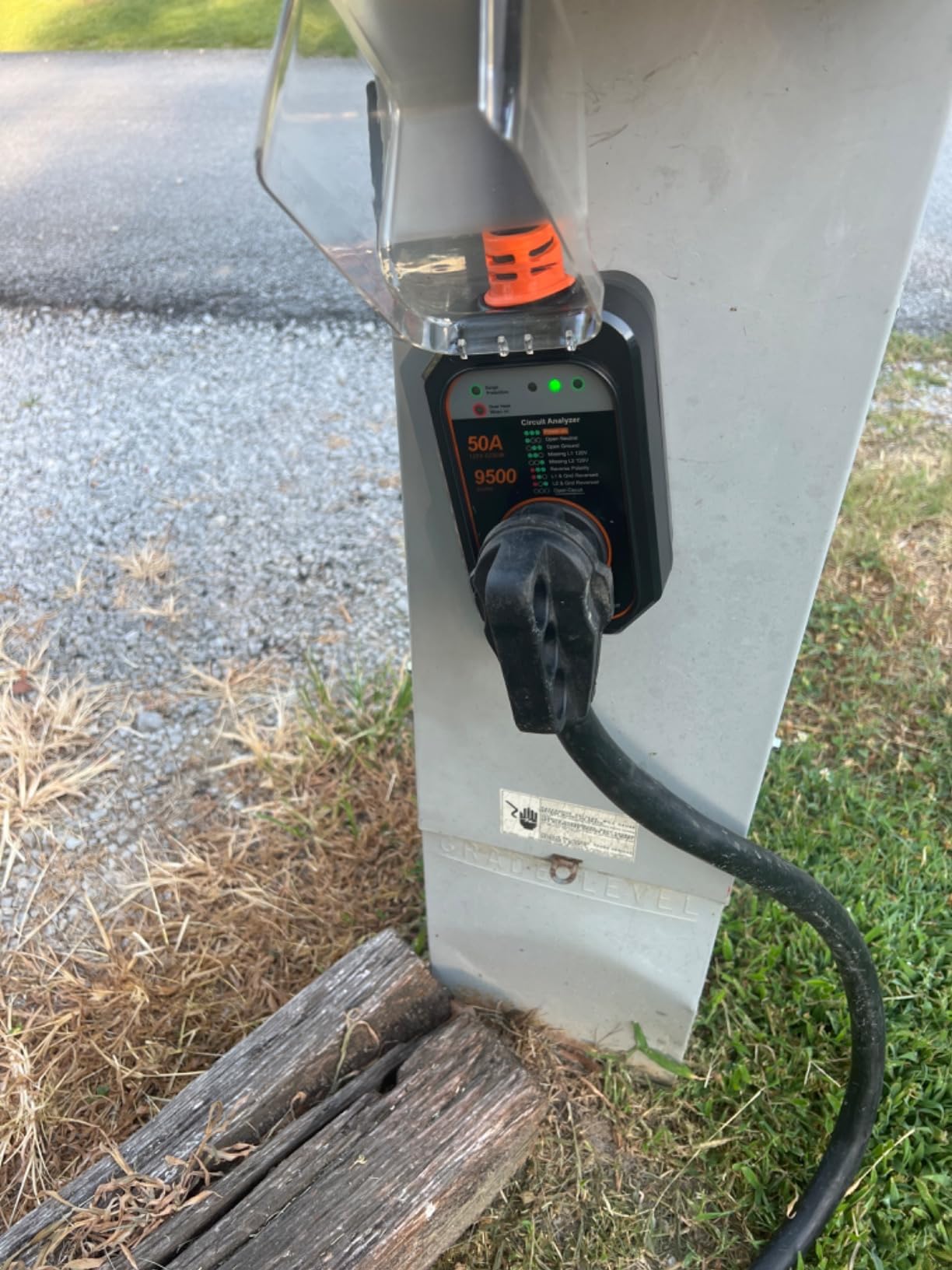 GEARGO RV Surge Protectors 50 Amp Waterproof, [𝟐𝟎𝟐𝟔 𝐍𝐞𝐰 𝐔𝐩𝐠𝐫𝐚𝐝𝐞𝐝] RV Circuit Analyzer, Full Protection RV Adapter Plug for Camper(Orange) customer photo 2