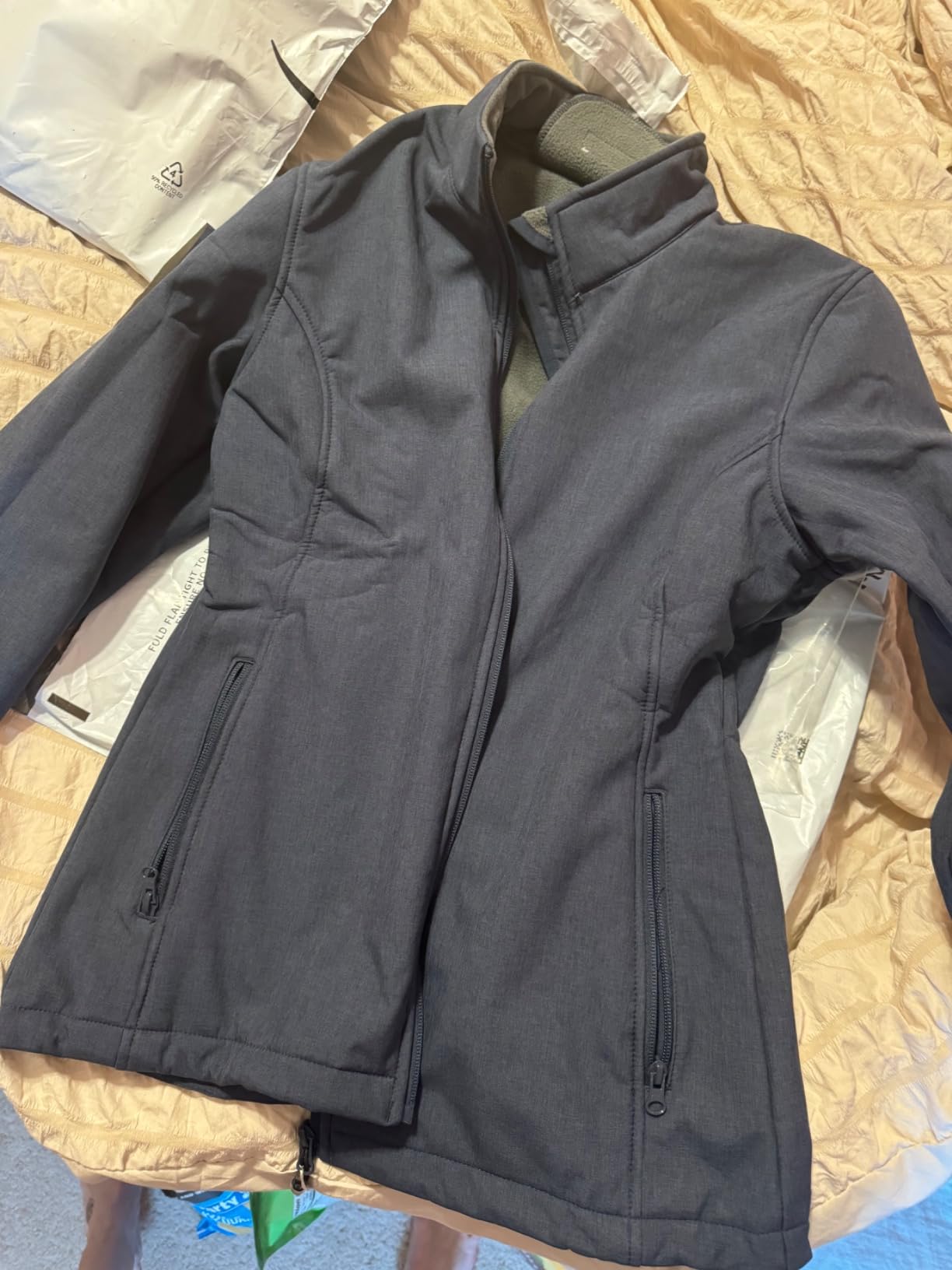 33,000ft Women's Waterproof Softshell Jacket Lightweight Fleece Lined Coat customer photo 1