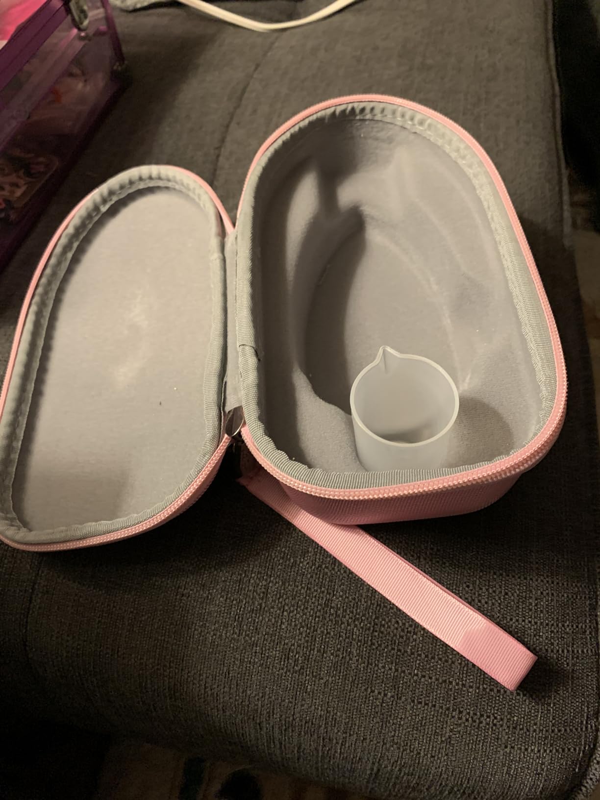The Quilted Bear Mini Steam Iron - Lightweight Mini Travel Iron for Effortless Quilting & Wrinkle-Free Clothes with Hard Shell Case - Travel Steamer Craft Press for Clothes & Crafts (Pink) customer photo 2