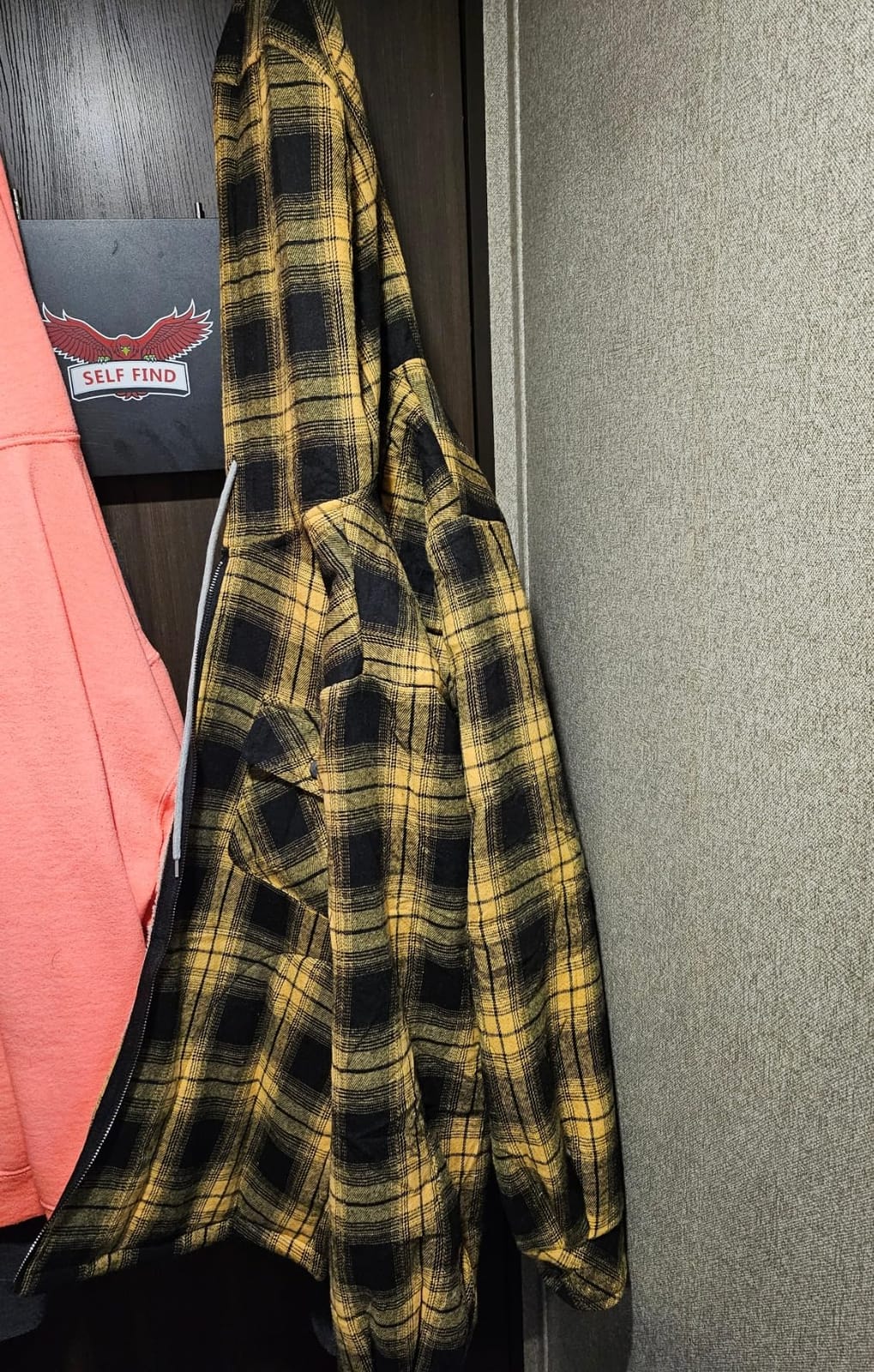Elesuit Men's Full Zip Fleece Flannel Jacket Shirt Plaid Cotton Hoodie Coat customer photo 1